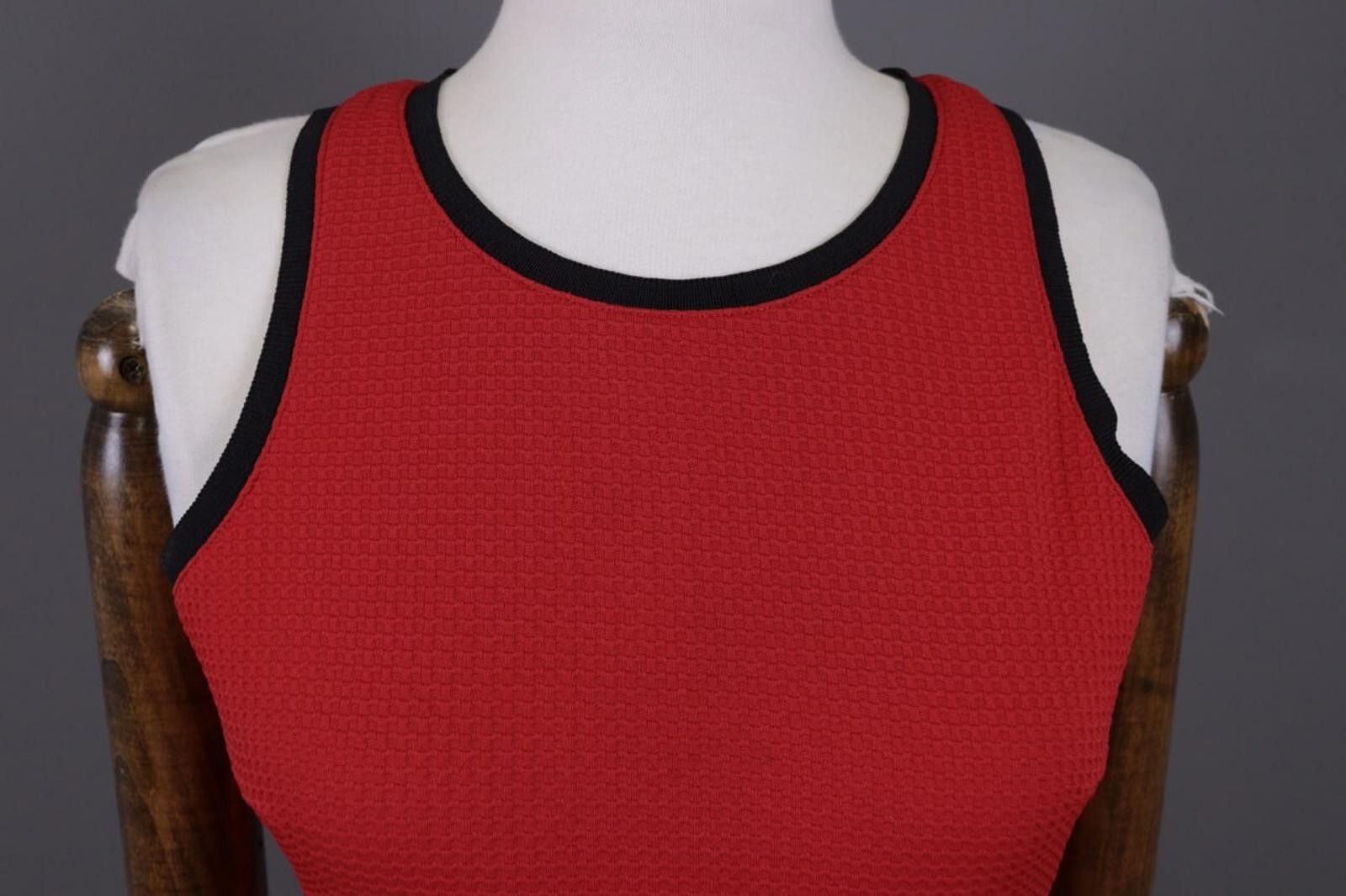 Pink Floyd Pinko Red Sleeveless Evening Bodycon Size I 42 / GB 10 Size L / US 10 / IT 46 - 4 Thumbnail
