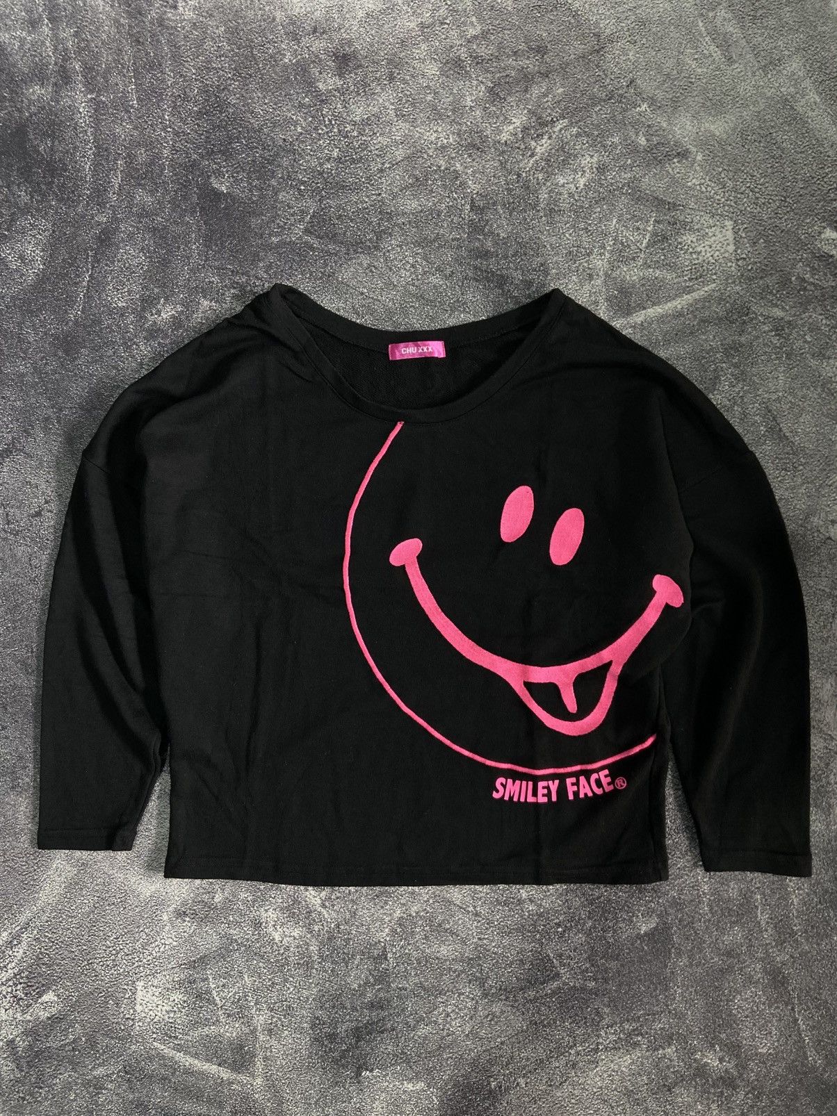 If Six Was Nine × Japanese Brand Chu XXX Smiley Face Sweatshirt Size US M / EU 48-50 / 2 - 1 Thumbnail