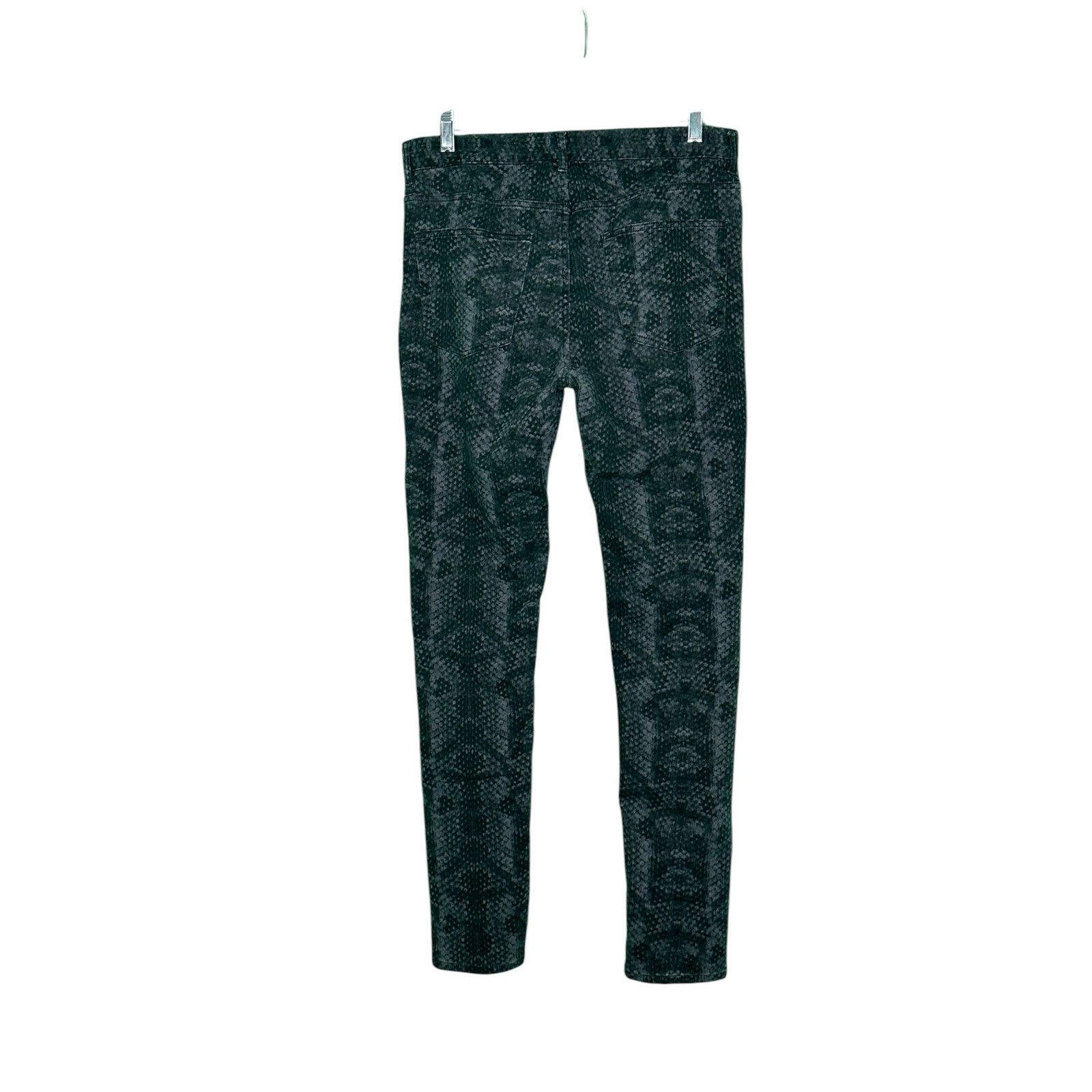 H&M H&M gray snake print skinny fit jeans size 31 Size 32" / US 10 / IT 46 - 18 Thumbnail