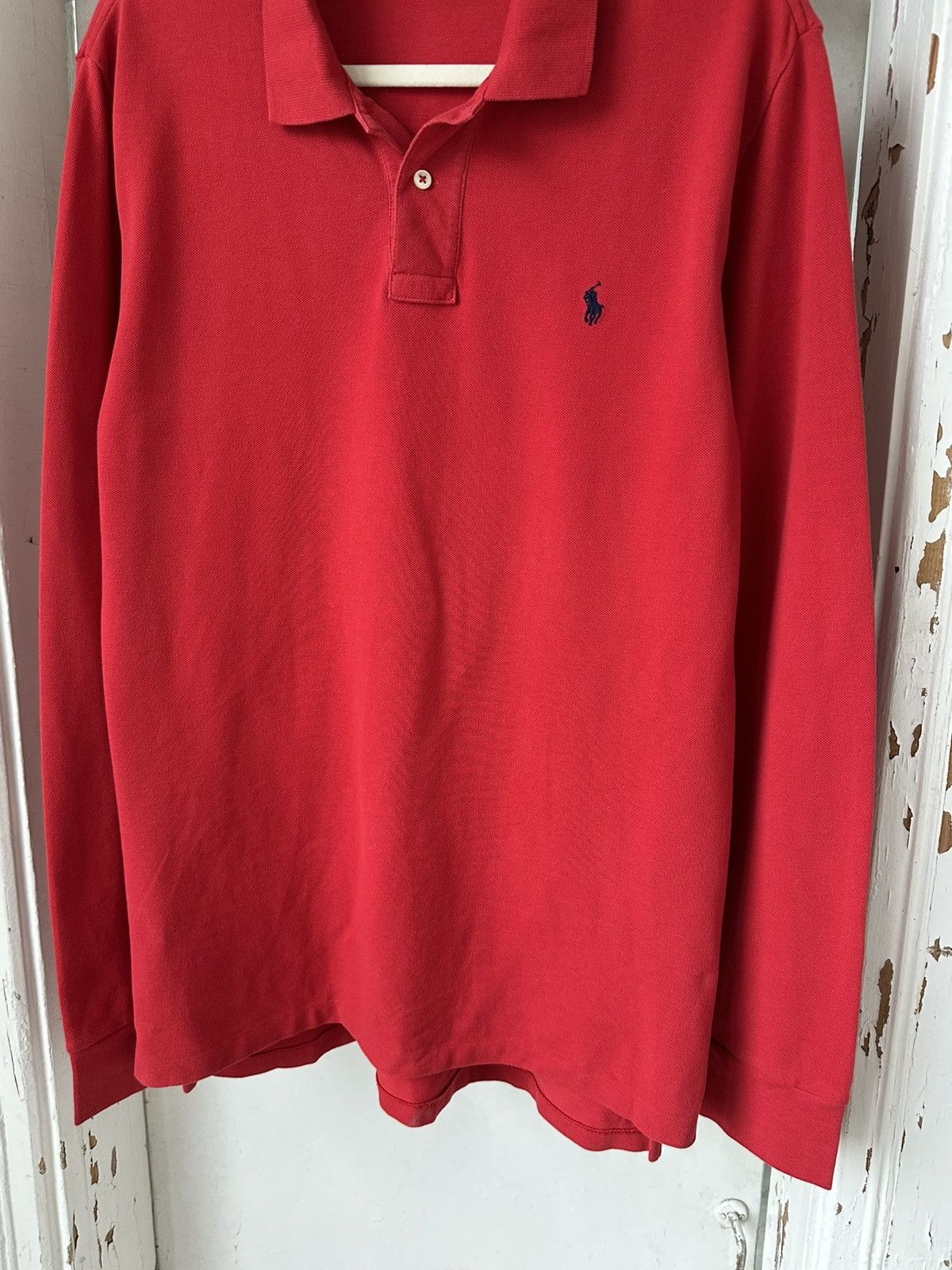 Polo Ralph Lauren Vintage Ralph Lauren Cotton Long Sleeve Polo Size US M / EU 48-50 / 2 - 3 Thumbnail