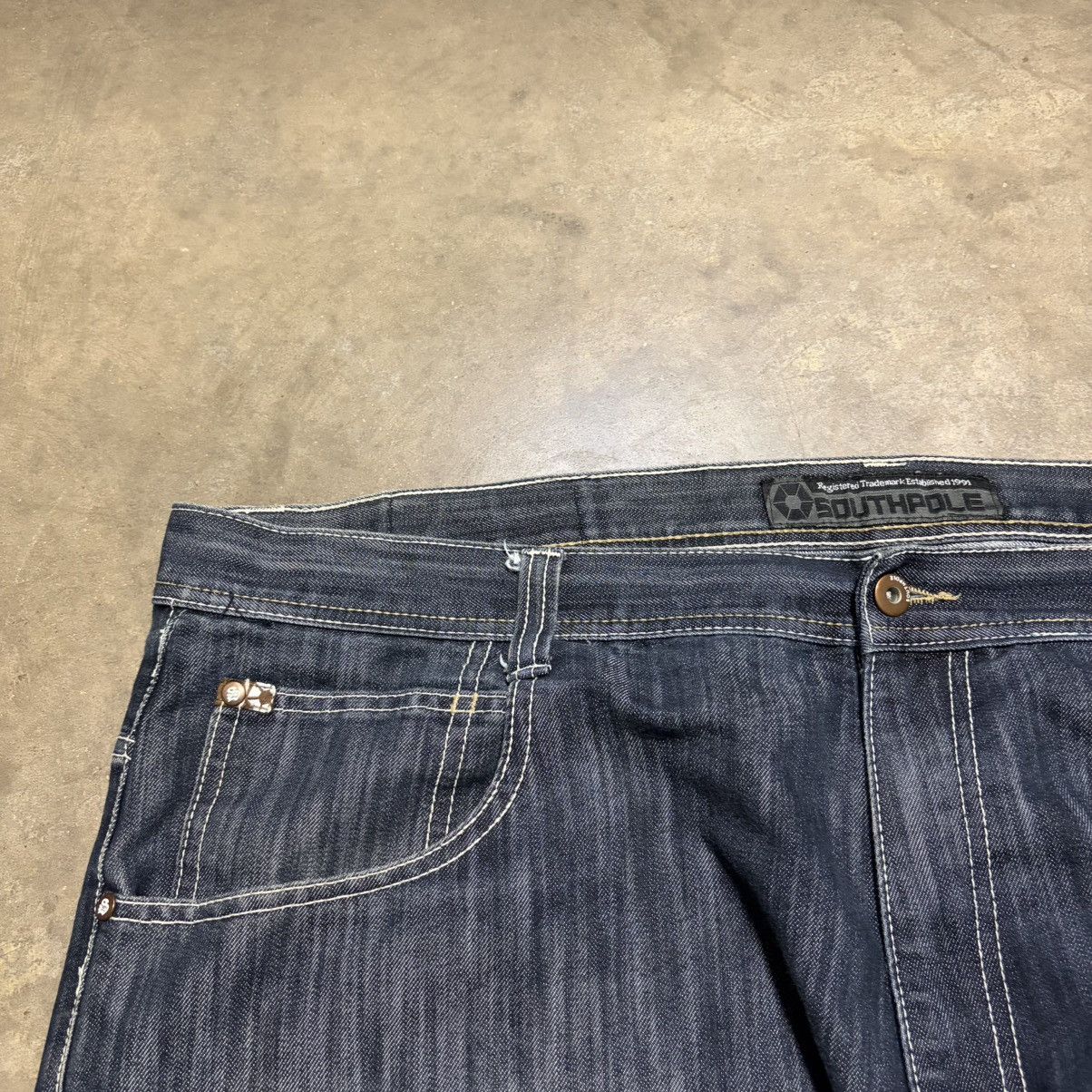 Southpole Vintage SouthPole Baggy Denim Jeans Wide Leg Skater Y2K 48 Size US 44 / EU 60 - 6 Thumbnail