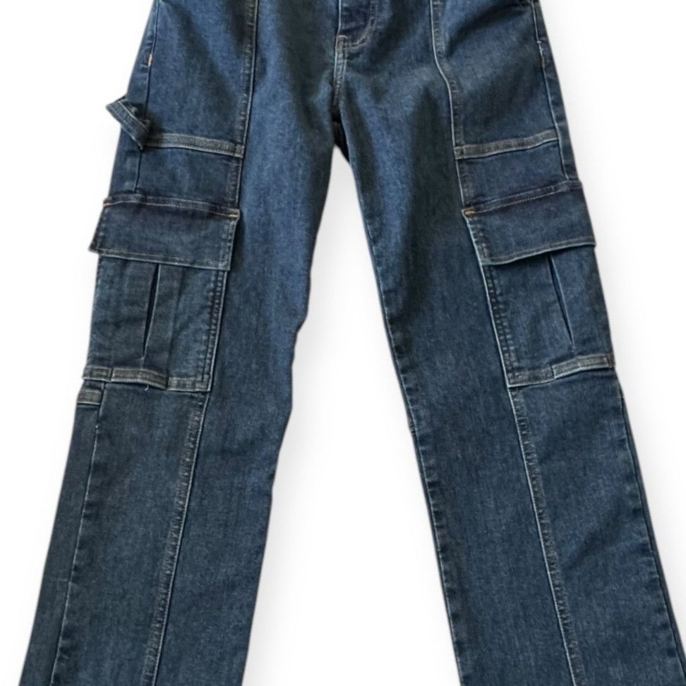 Simkhai Simkhai Blue Damen Farbe Denim Cotton Jeans, Size 26, New wi Size 25" / US 0 / IT 36 - 9 Thumbnail