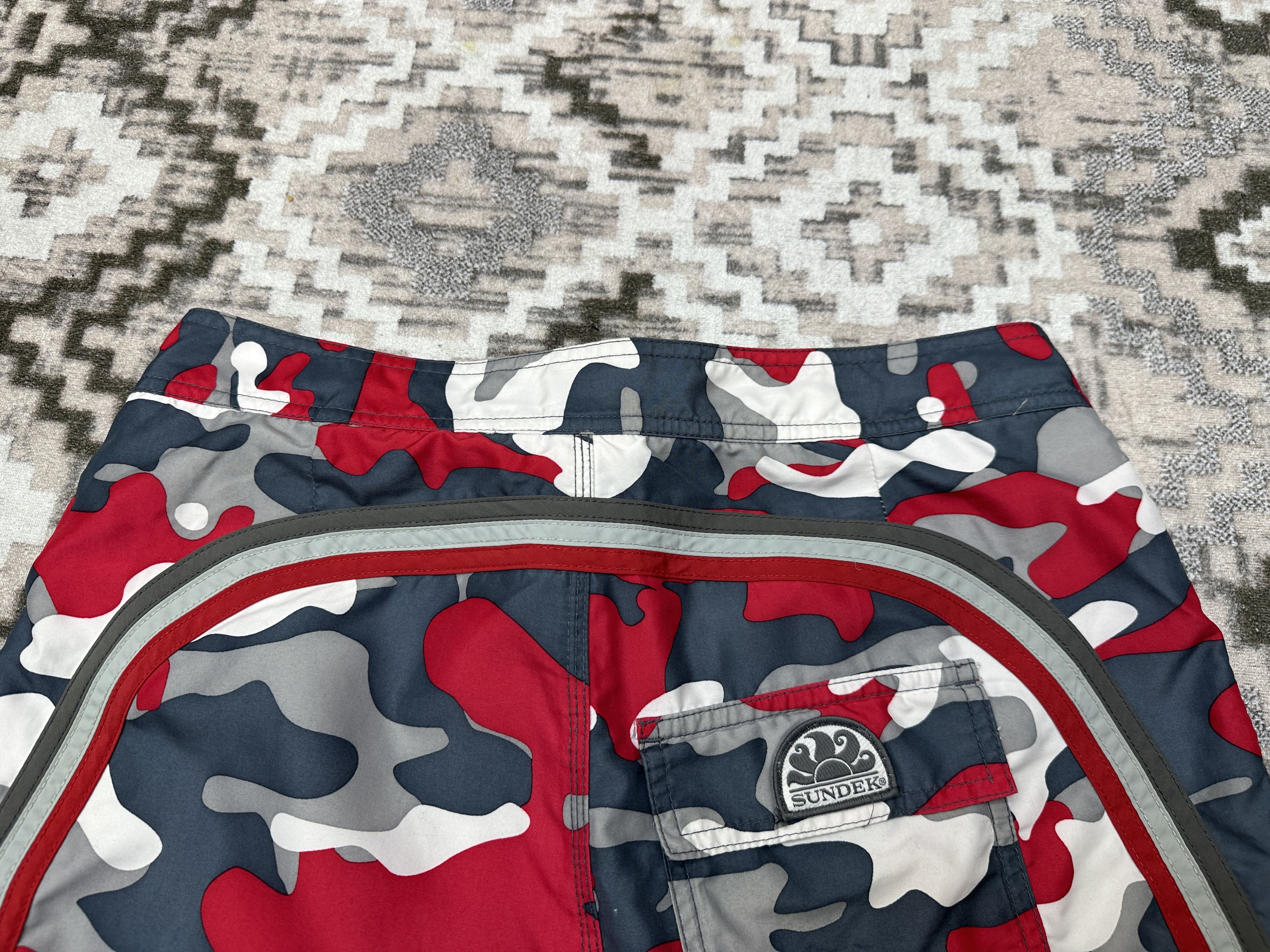 Sundek Sundek 31 Camouflage Beach Shorts Trunks BathSuit Size 31 S Size US 31 - 4 Thumbnail