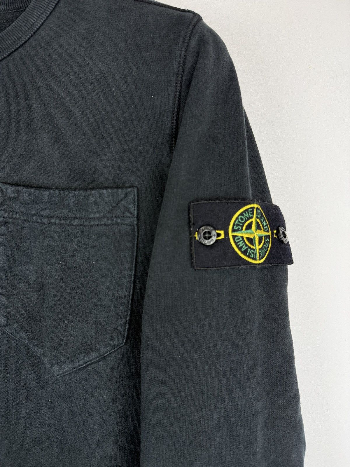 Stone Island Black Stone Island sweatshirt with pocket chest Size US M / EU 48-50 / 2 - 4 Thumbnail