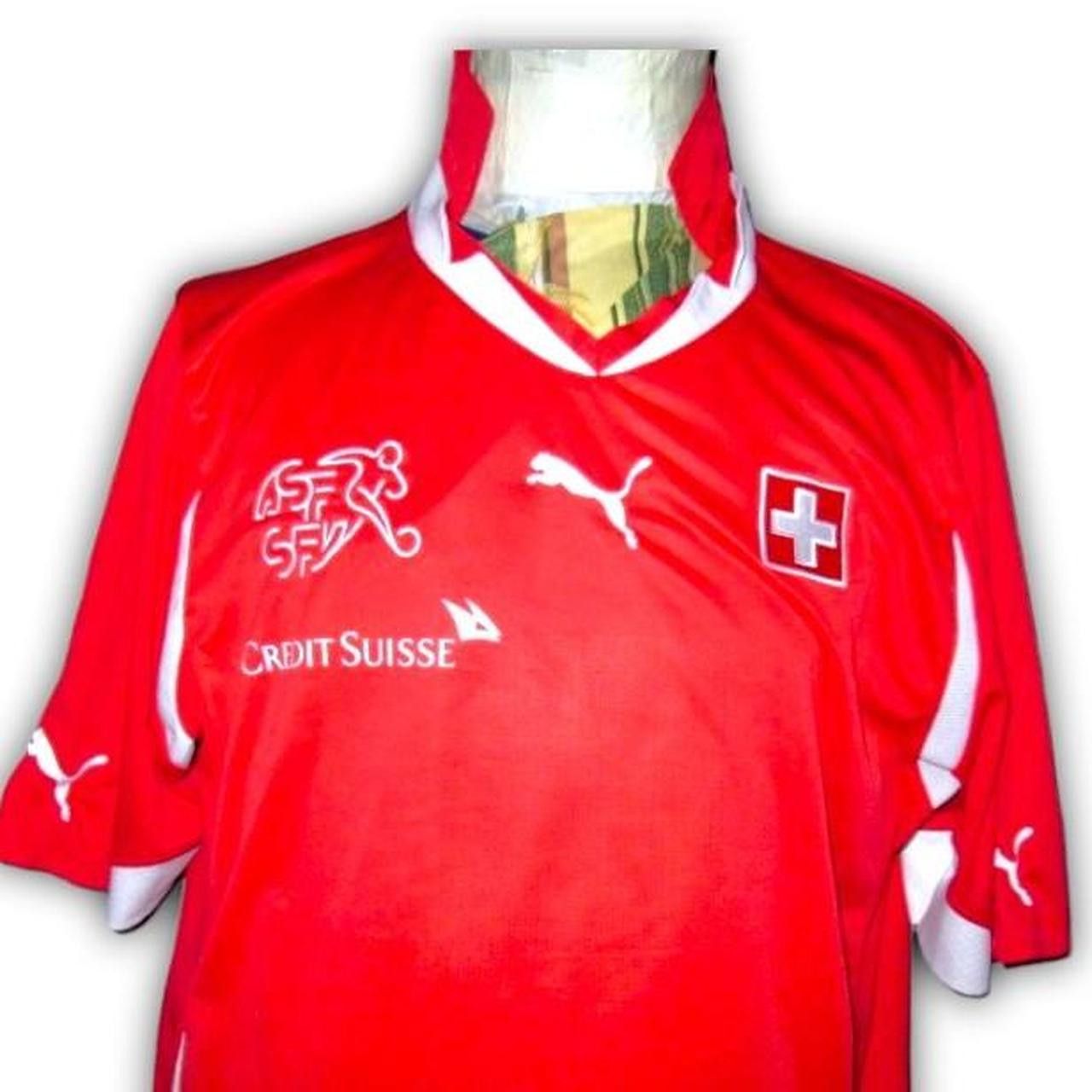 Puma Swiss 2010 2011 World Cup Home shirt jersey Size US XL / EU 56 / 4 - 1 Thumbnail