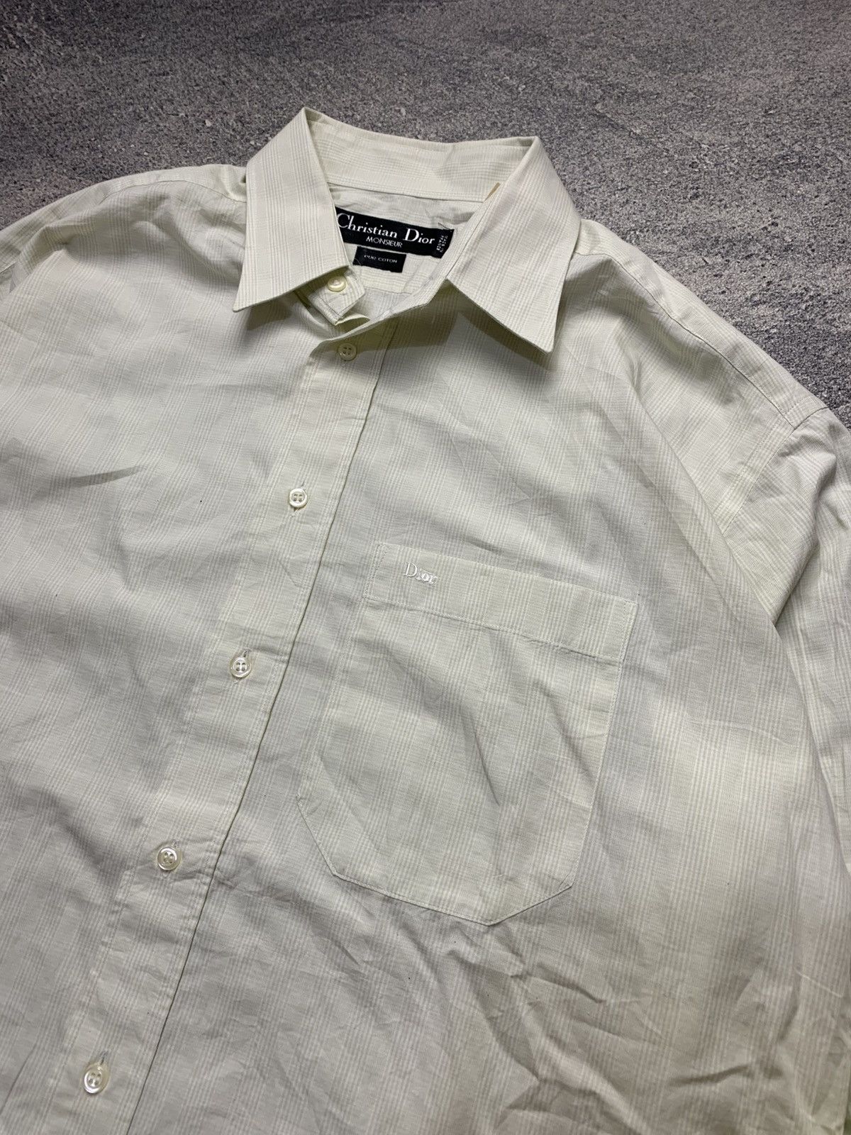 Christian Dior Monsieur 🐍 SOLD Christian Dior Monsieur - Vintage Button Ups Shirt Size US XL / EU 56 / 4 - 2 Thumbnail