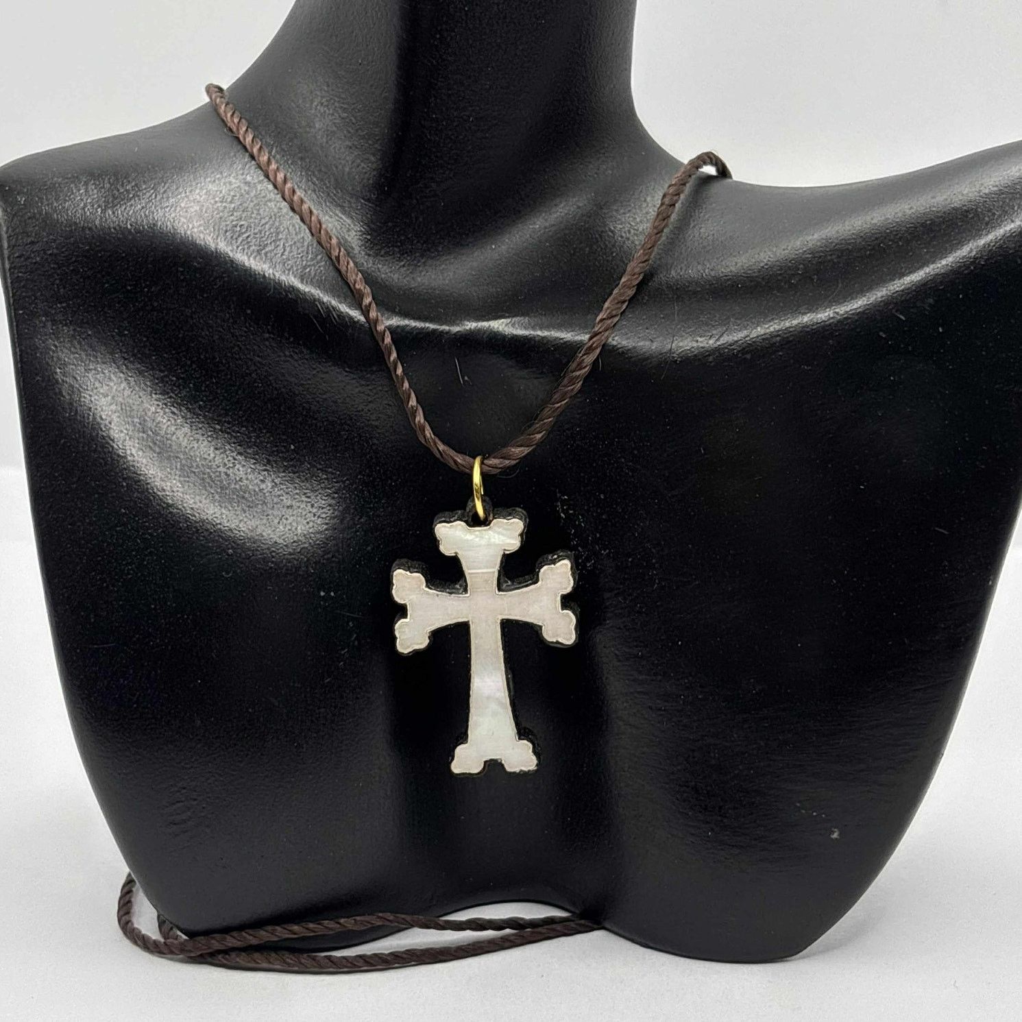 Other Western Cross Mother Of Pearl Necklace Size ONE SIZE - 1 Thumbnail