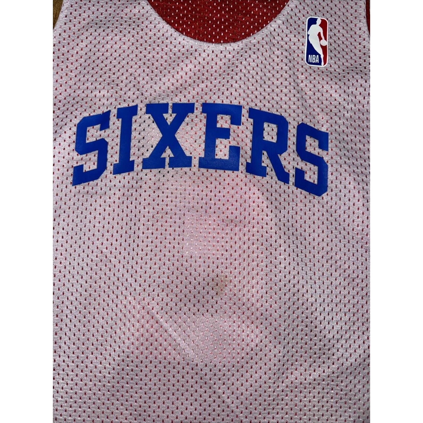 NBA × Vintage Allison Athletic Youth 76ers Practice Jersey Reversible L Size US S / EU 44-46 / 1 - 4 Thumbnail