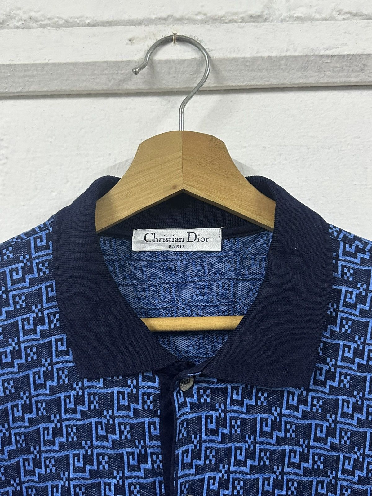 Dior Vintage Christian Dior Paris Monogram Polos Tee Size US M / EU 48-50 / 2 - 3 Thumbnail