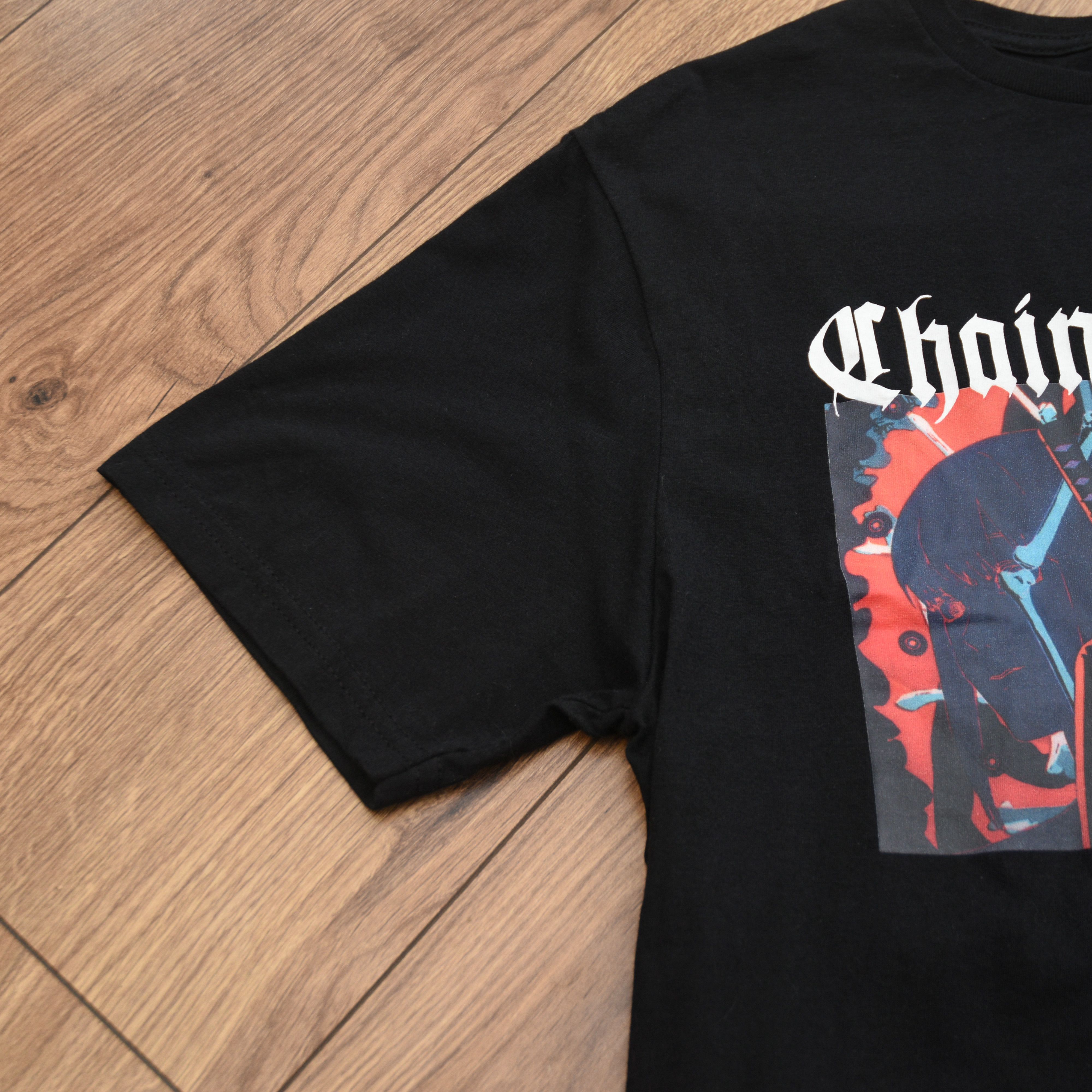 Anime Chainsaw Man Aki Hayakawa Anime T-Shirt Devil Hunter Size US M / EU 48-50 / 2 - 10 Thumbnail