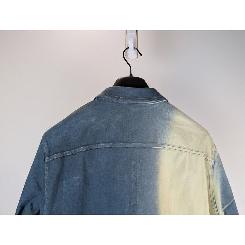 Rick Owens Drkshdw o1rshd1 Denim Outershirt Toothpaste Degrade in Blue Size US XL / EU 56 / 4 - 11 Thumbnail