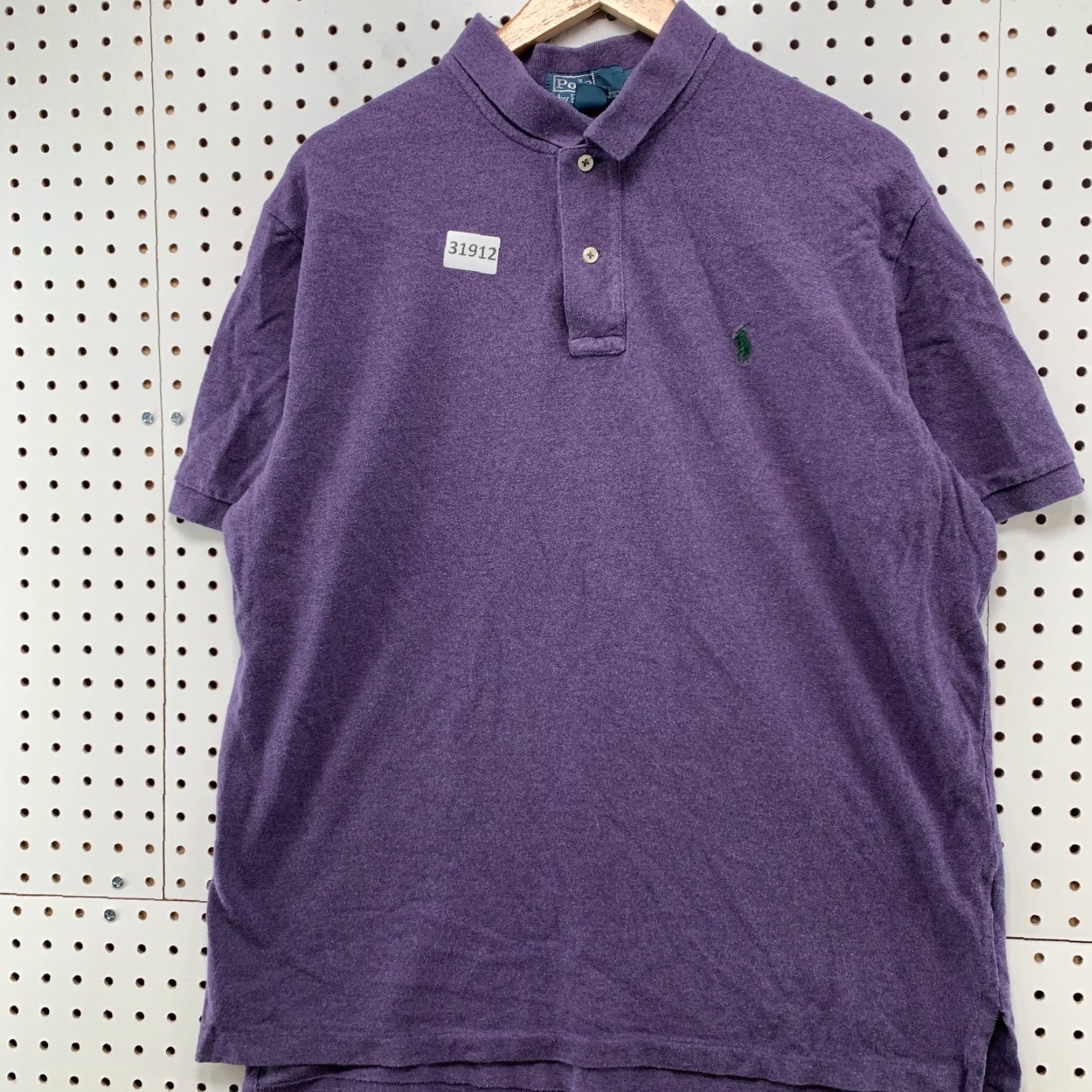 Polo Ralph Lauren Polo Ralph Lauren Collared Shirt Mens XL Purple Green Pony Casual 24x28.5 Size US XL / EU 56 / 4 - 3 Thumbnail