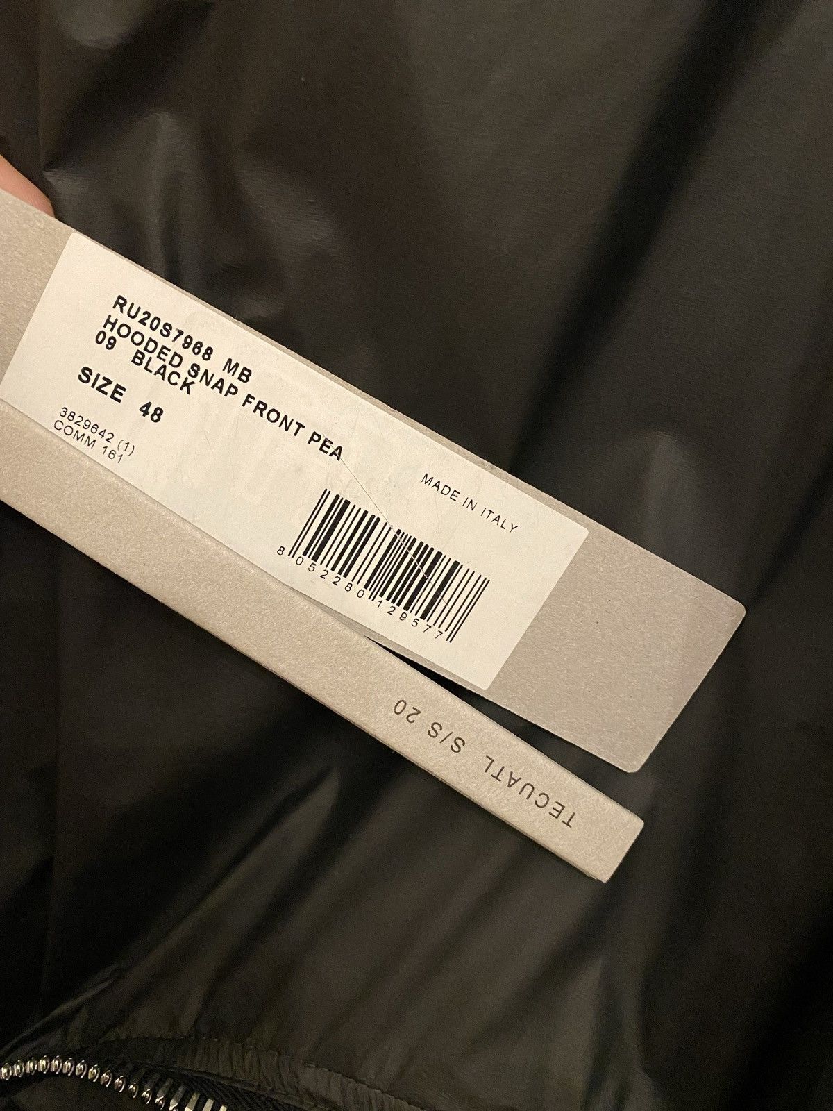 Rick Owens Hooded Snap Front JKT 48 Size US M / EU 48-50 / 2 - 4 Thumbnail