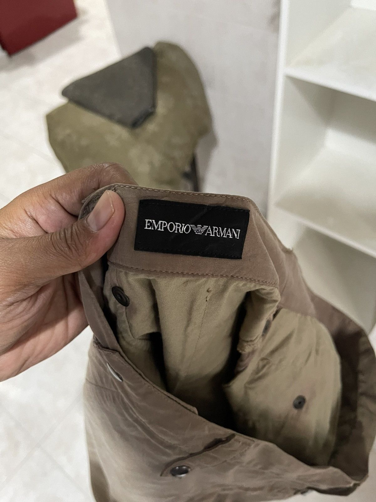 Emporio Armani Emporio Armani Distressed Pants Size US 36 / EU 52 - 7 Thumbnail