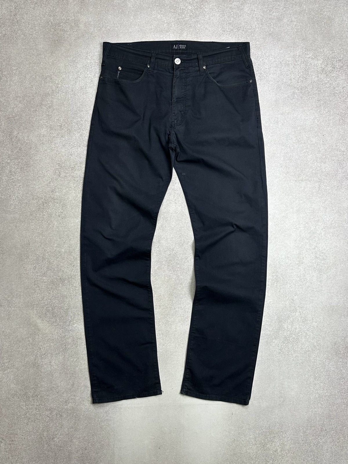 Emporio Armani Vintage Armani Metal Logo Chino Pants Rare 36 Size US 36 / EU 52 - 4 Thumbnail