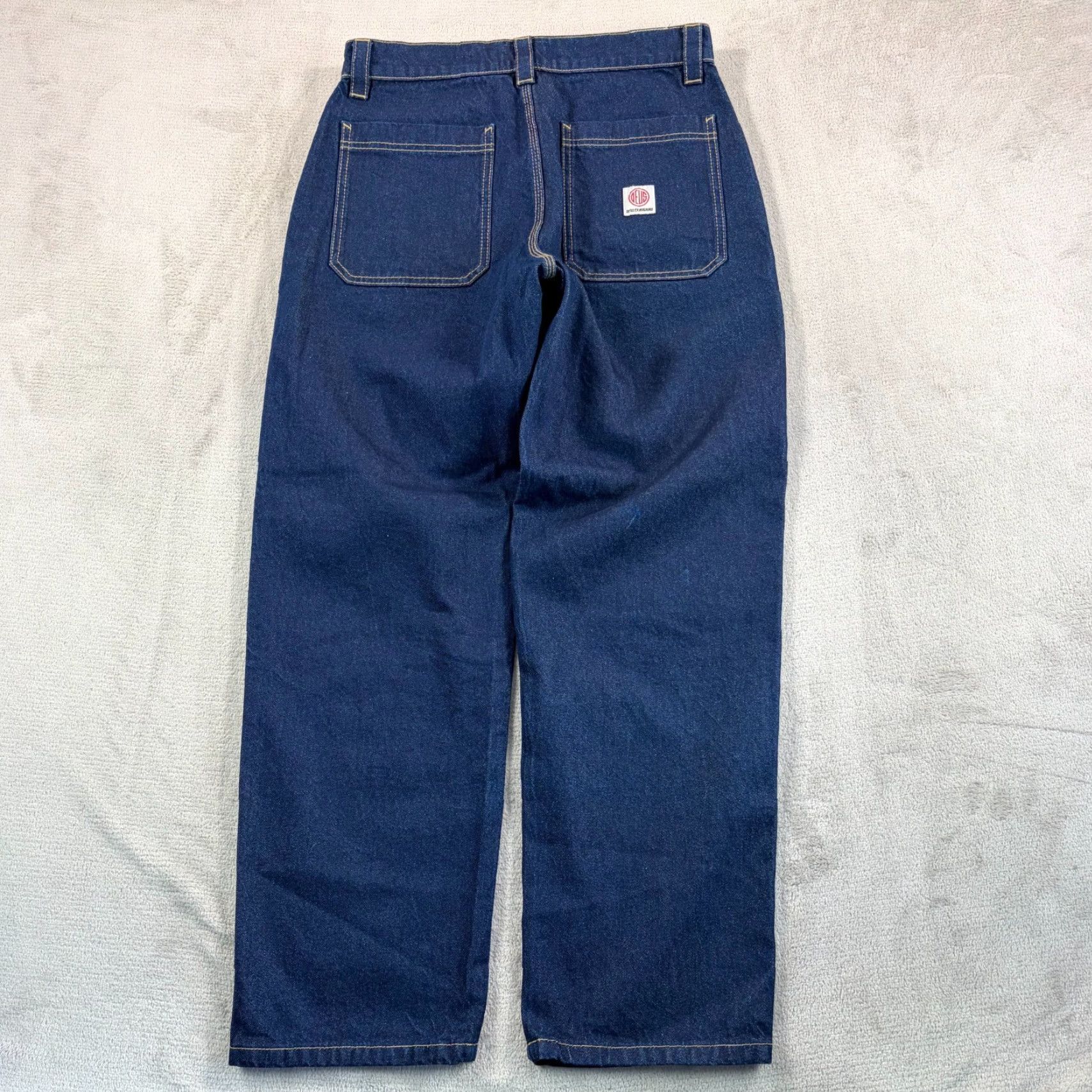 Deus Ex Machina Deus Ex Machina Jeans Blue 32x30.5 Relaxed Baggy Straight Logo Pocket Zip Button Denim Shirt? Size US 32 / EU 48 - 5 Thumbnail