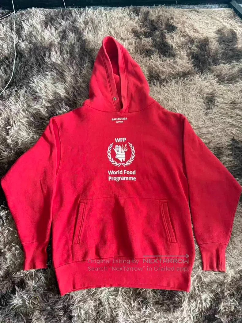 Balenciaga Balenciaga Wheat ear logo printed hoodie Size US M / EU 48-50 / 2 - 1 Thumbnail