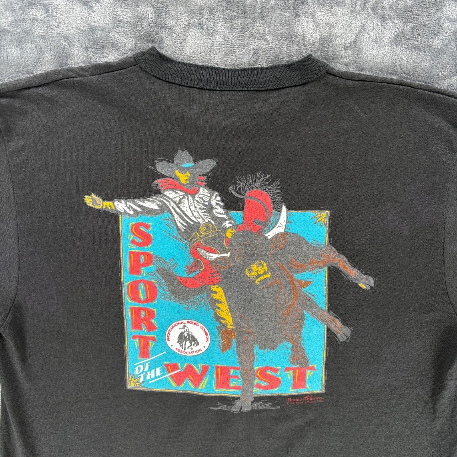 Anvil 1993 Rodeo America Shirt Men XL Long Sleeve Made In USA NWT Size US XL / EU 56 / 4 - 3 Thumbnail