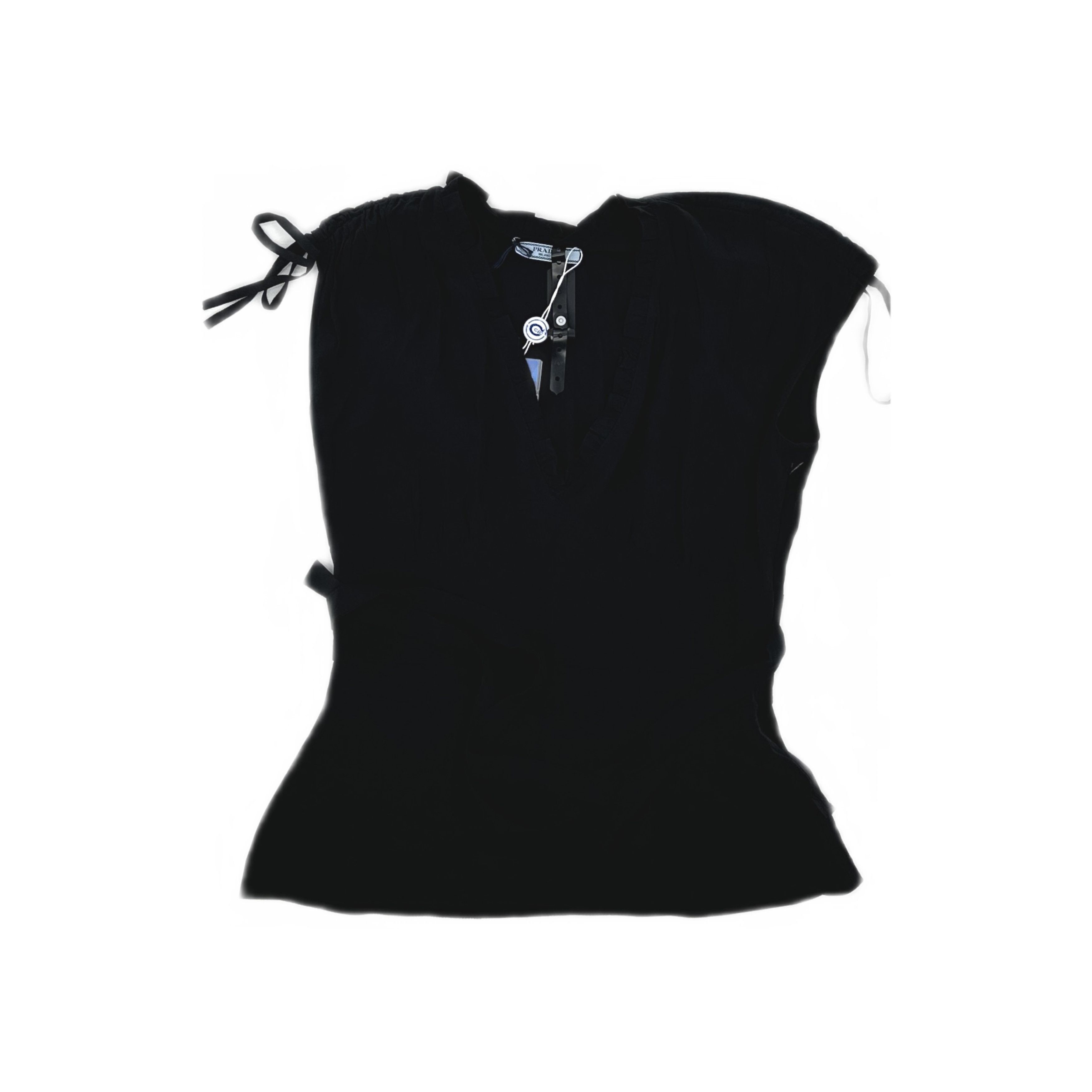 Prada Prada Black Sleeveless Blouse Size 42 Size M / US 6-8 / IT 42-44 - 1 Thumbnail