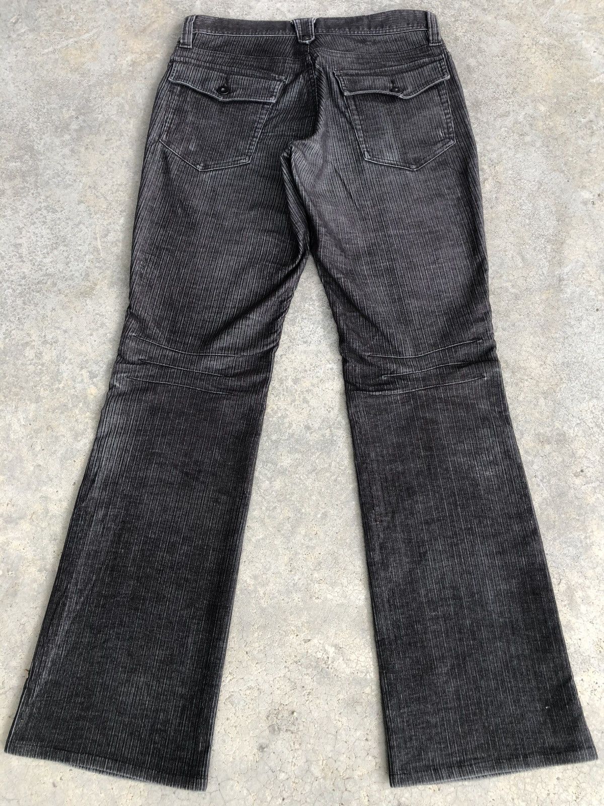 If Six Was Nine Japanese Male Flared Jeans Distressed Corduroy Size US 31 - 2 Thumbnail