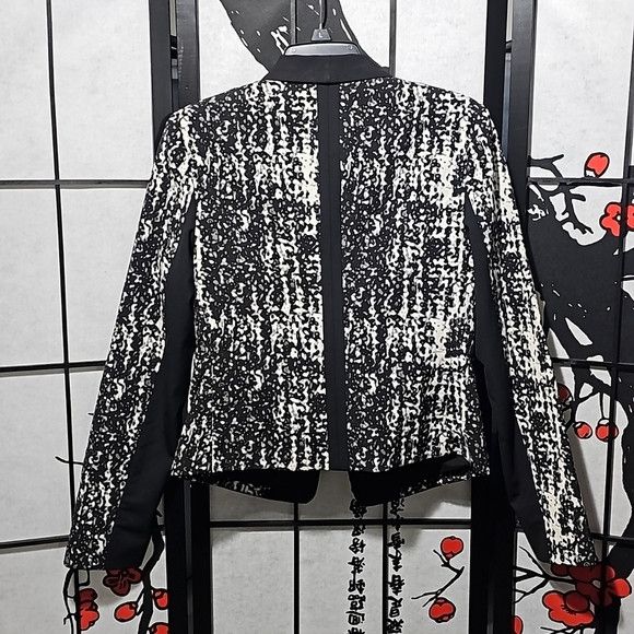 Diane von Furstenberg Diane Von Furstenberg Black Crepe Blazer Jacket Size 6 Size M / US 6-8 / IT 42-44 - 10 Thumbnail