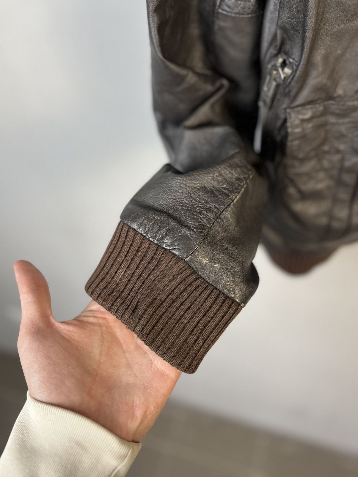 Superdry Luxury Y2K Learher Full Zip Jacket