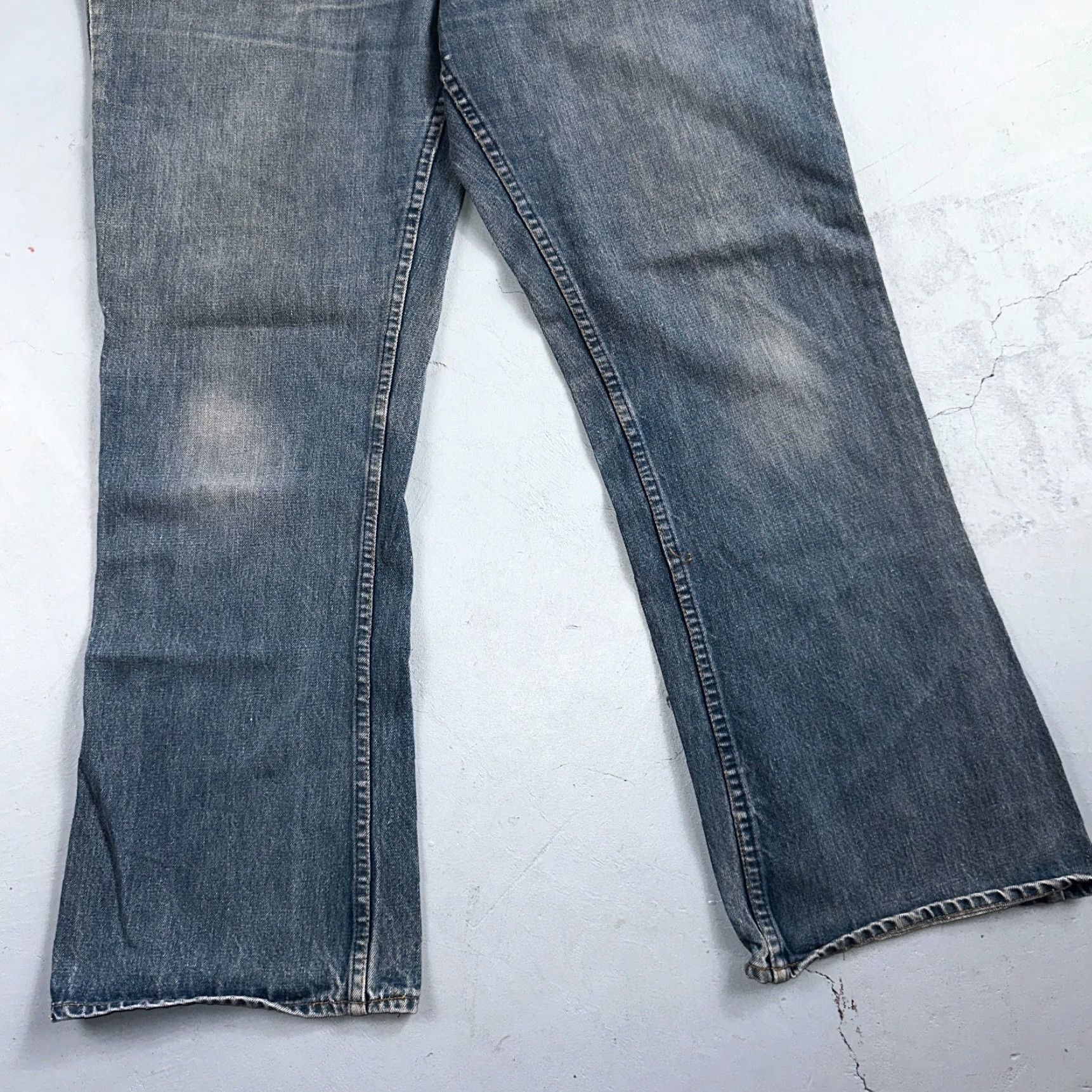 Levi's VINTAGE Levi's 646 Jeans Bootcut Men 40x30 Blue Denim USA 70s 500 Series Slim Classic Mid Rise Retro 40 Mens Size US 40 / EU 56 - 3 Thumbnail