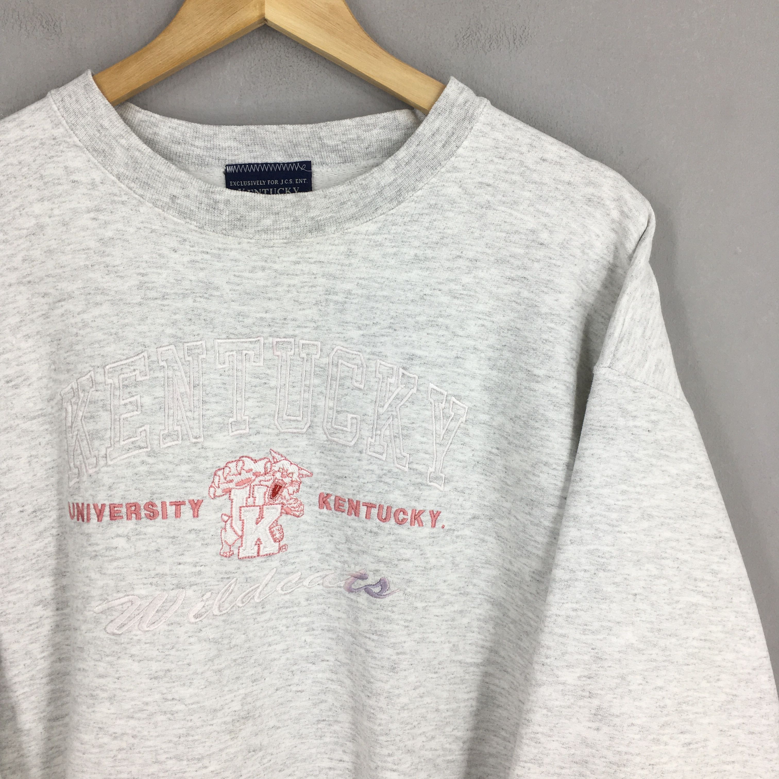 NCAA Vintage Kentucky Wildcats Gray Sweatshirt Medium Size US M / EU 48-50 / 2 - 2 Thumbnail