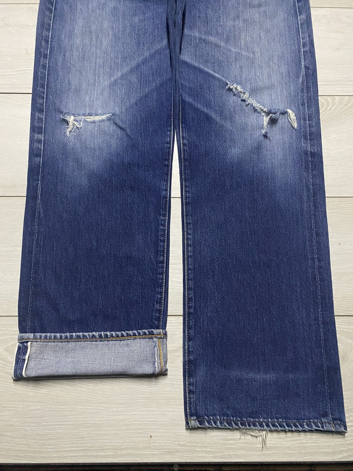 Levi's Levis Big E 551zxx 90s Vintage Zipper Baggy Jeans Size US 31 - 5 Thumbnail