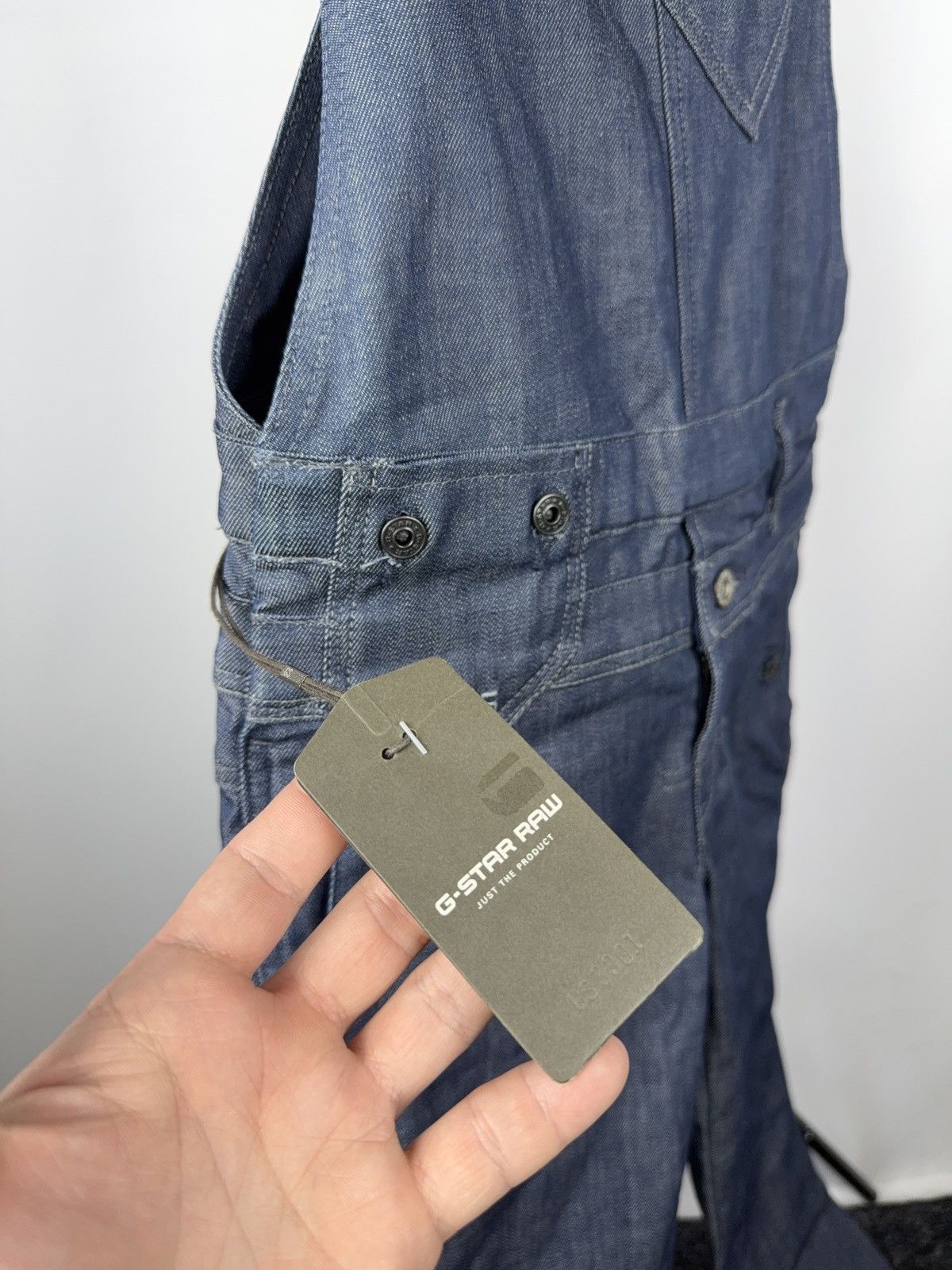 G-Star × Japanese Brand NWT G-Star RAW Denim Overalls Jumpsuit Flared Legs Size S Size 27" / US 4 / IT 40 - 4 Thumbnail