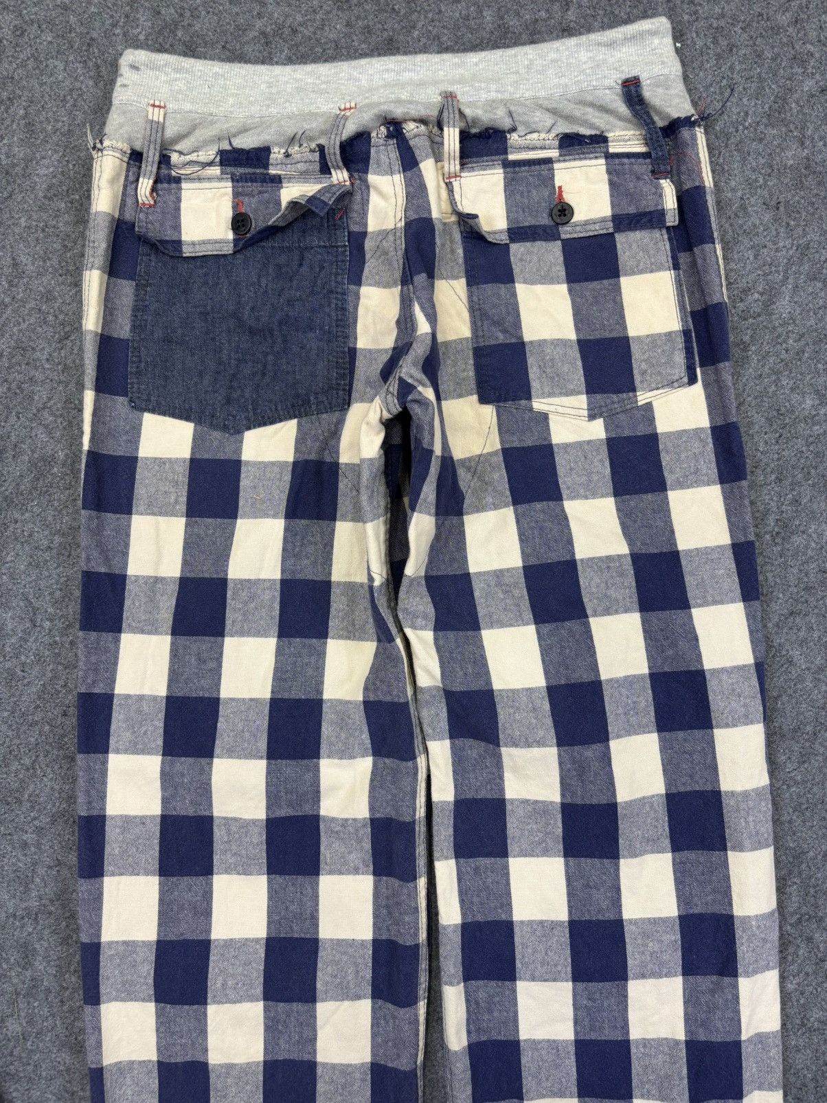 Japanese Brand 💥Hybrid💥Old Betty Baker Plaid Easy Pant K16 Size US 31 - 9 Thumbnail