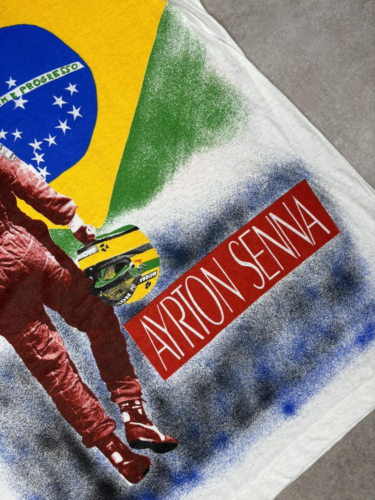 Formula 1 × Marlboro RARE vintage Ayrton Senna Formula 1 Marlboro Honda Size US L / EU 52-54 / 3 - 7 Thumbnail