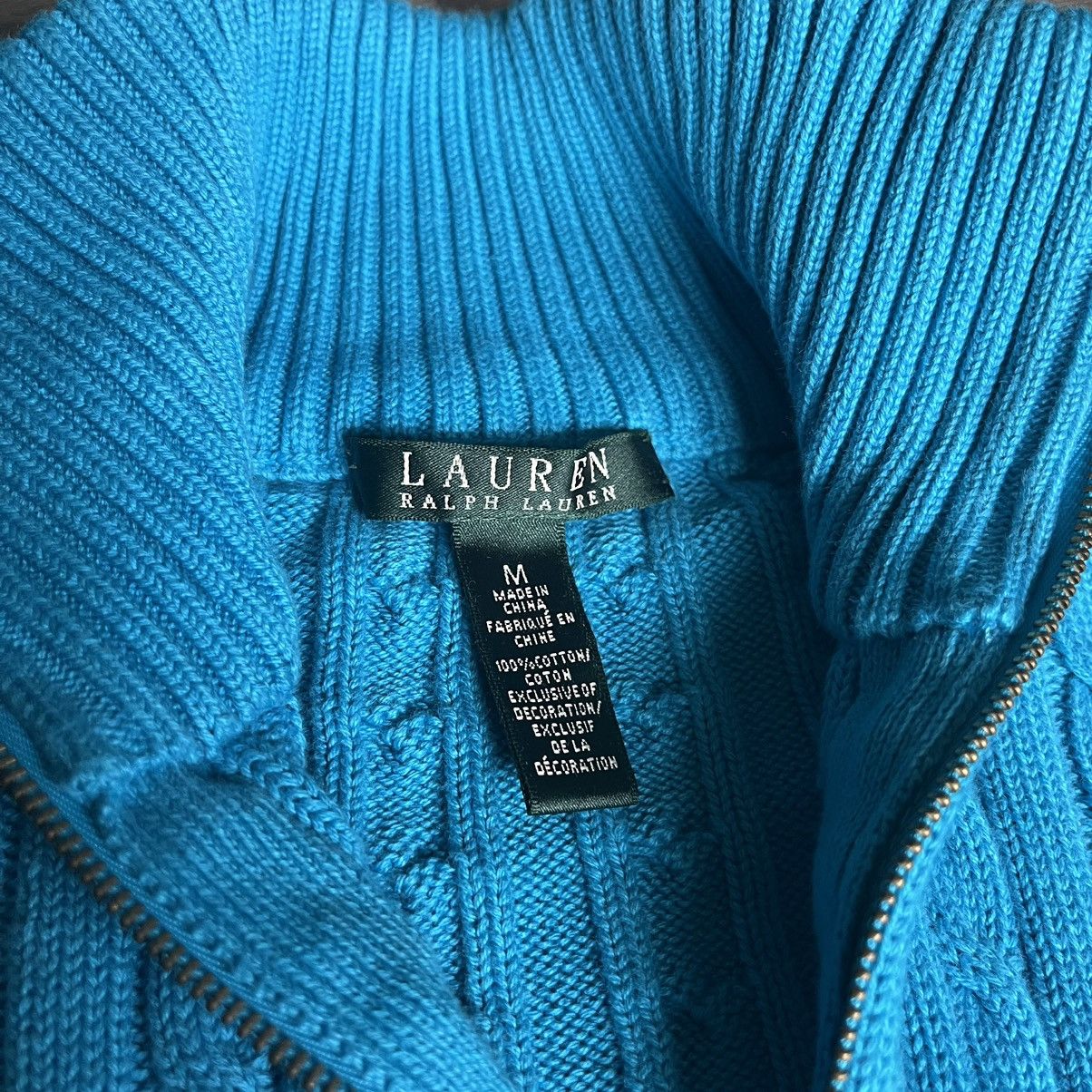 Lauren Ralph Lauren Vintage 2000s Polo Ralph Lauren Cable Rope Knit Zip Jacket Size M / US 6-8 / IT 42-44 - 5 Thumbnail