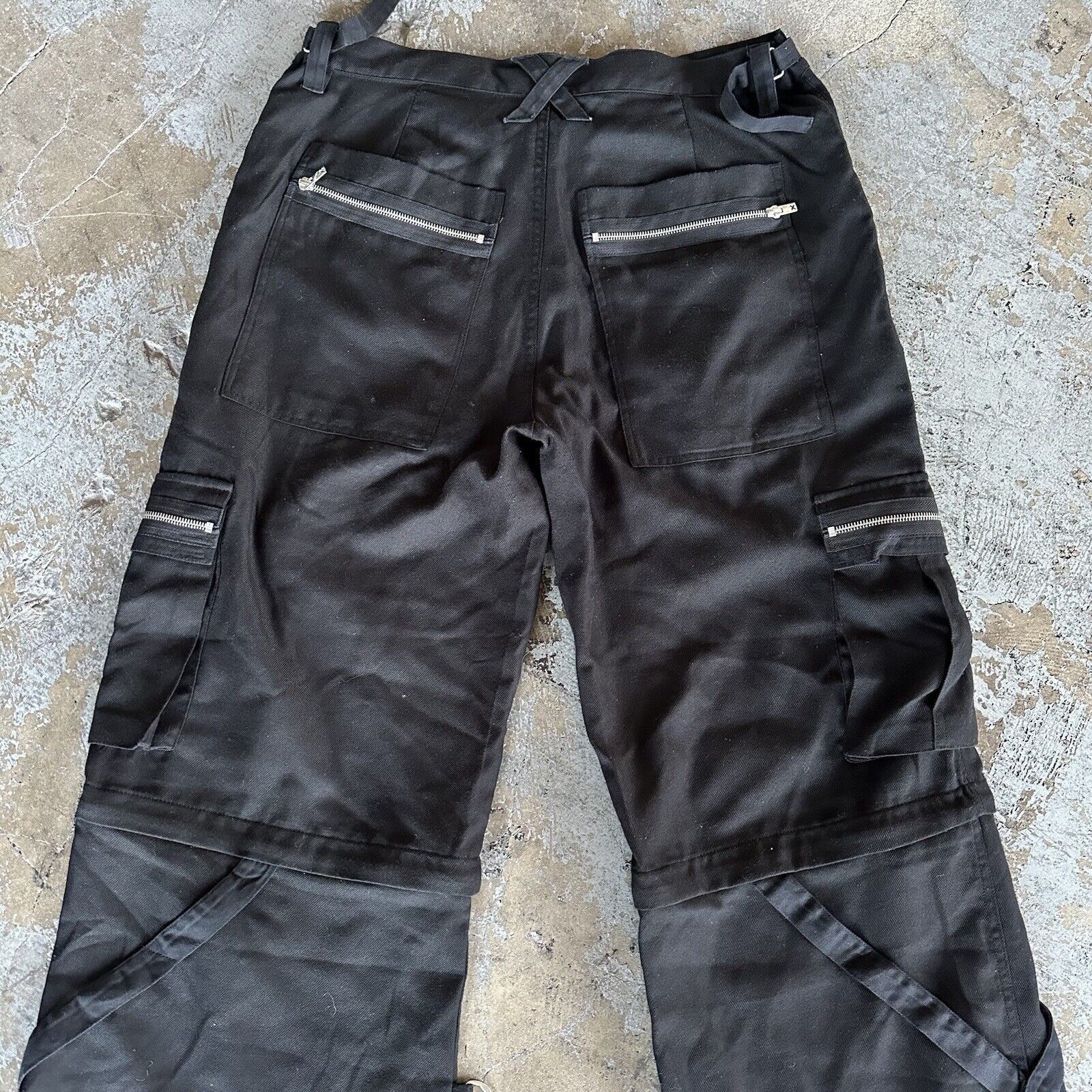 Tripp NYC Tripp NYC Daang Goodman Black Rave Goth Baggy Pants Large Size US 34 / EU 50 - 5 Thumbnail