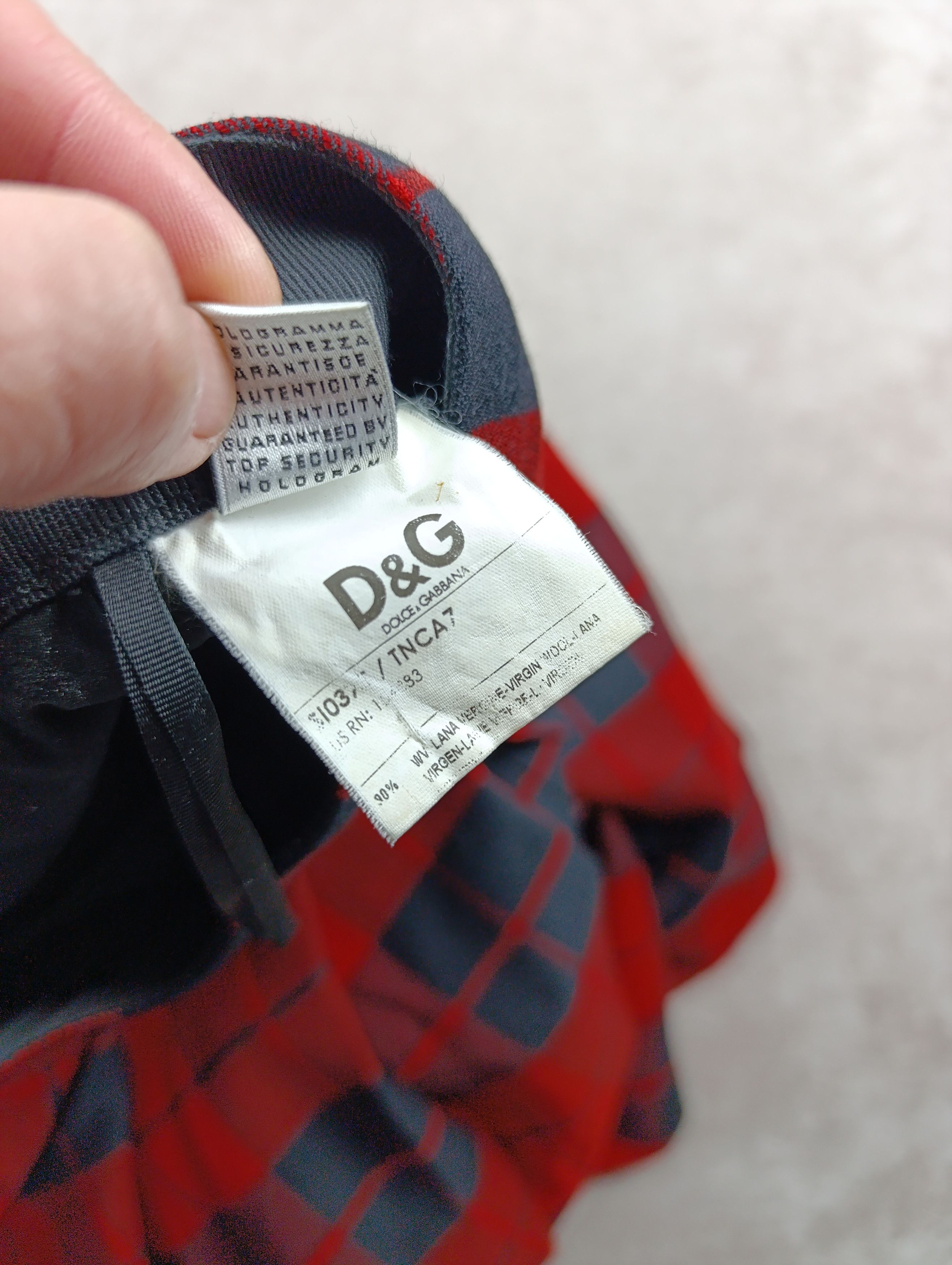 Dolce & Gabbana DOLCE & GABBANA D&G RED PLAID PANNIER WOOL MINI SKIRT WOMENS Size 27" / US 4 / IT 40 - 17 Thumbnail