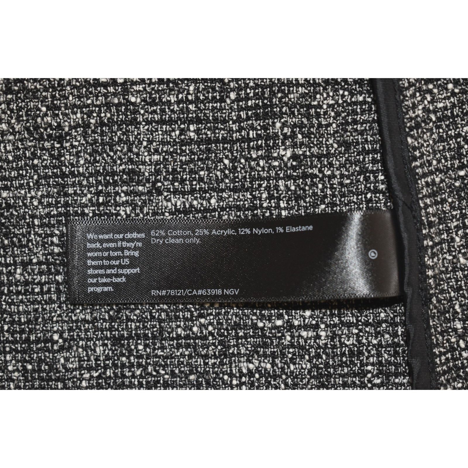 Eileen Fisher EILEEN FISHER Textured Tweed Open Front Jacket Size M Size M / US 6-8 / IT 42-44 - 6 Thumbnail