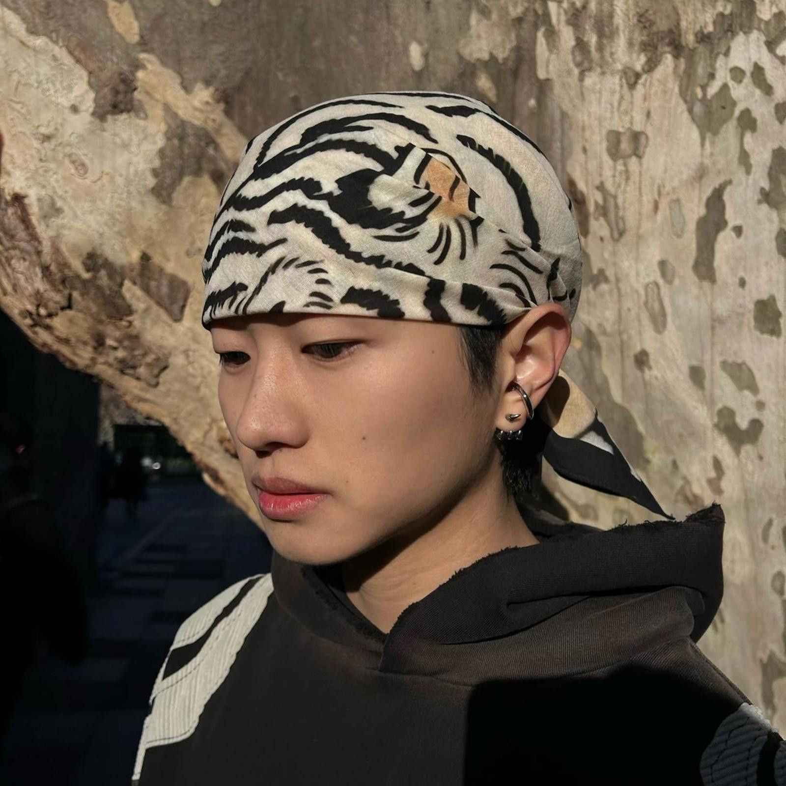 Japanese Brand Archive Streetwear Japanese Tiger Graphic Bandana Size ONE SIZE - 5 Thumbnail