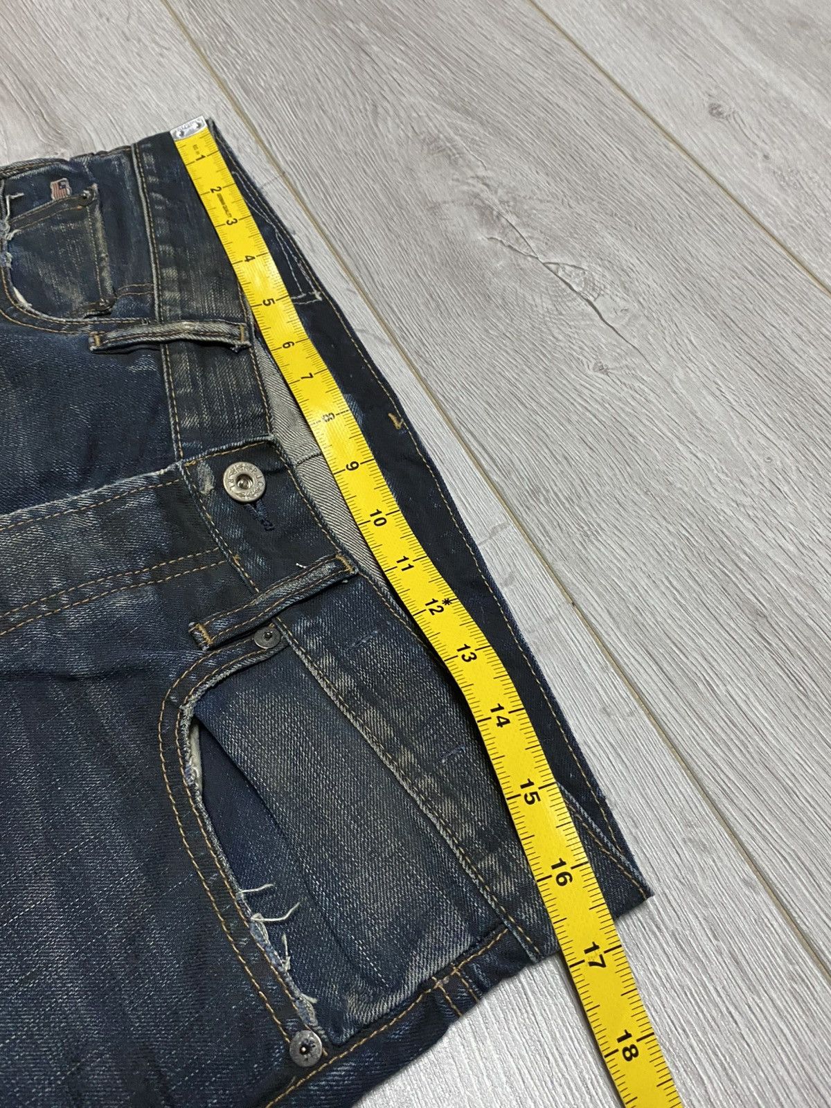 Polo Ralph Lauren Polo Ralph Lauren 🇺🇸 deep blue jeans USA flag pants selvedge Size US 32 / EU 48 - 15 Thumbnail