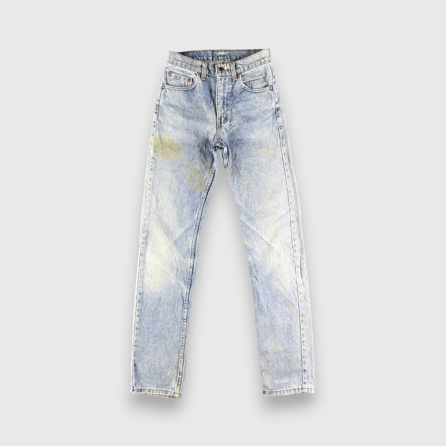 Levi's 90s Vintage Light Wash Levis 505 Jeans-J3883 Size 26" / US 2 / IT 38 - 1 Thumbnail