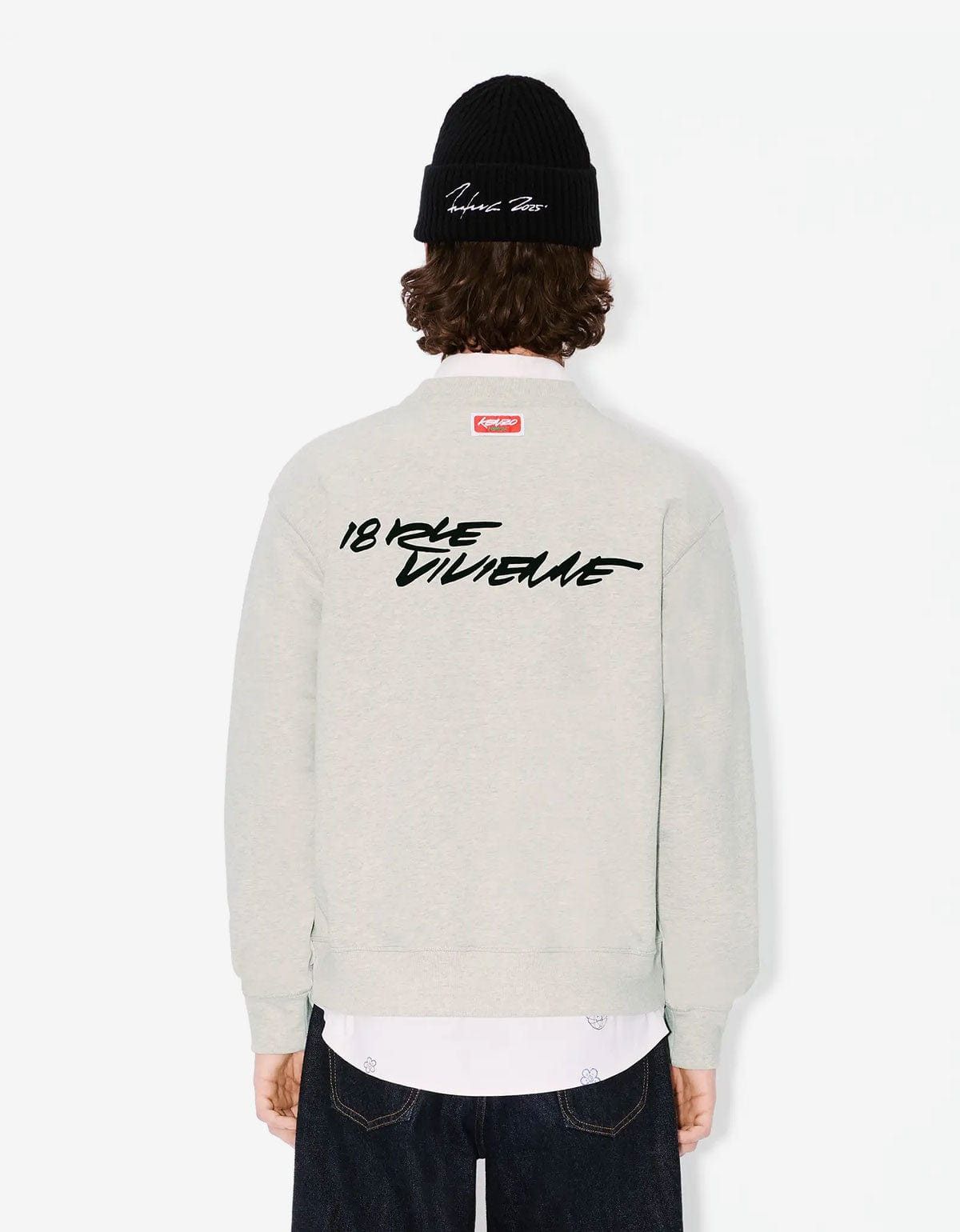Kenzo Kenzo x Futura 2000 Grey Boke Flower Logo Sweatshirt Size US M / EU 48-50 / 2 - 4 Thumbnail