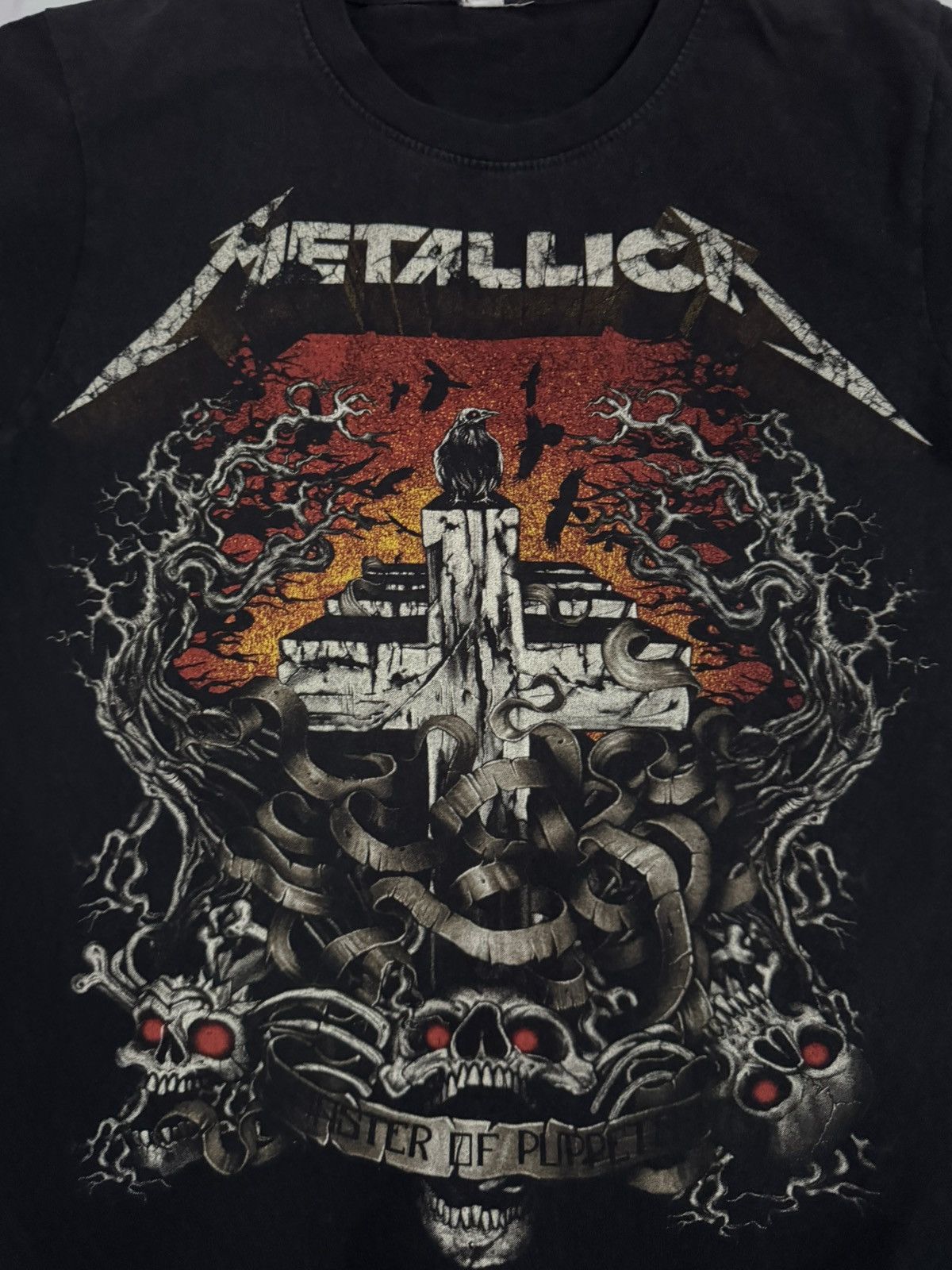 Band Tees Vintage Grunge Metallica Master of Puppet Band Tees Size US S / EU 44-46 / 1 - 3 Thumbnail