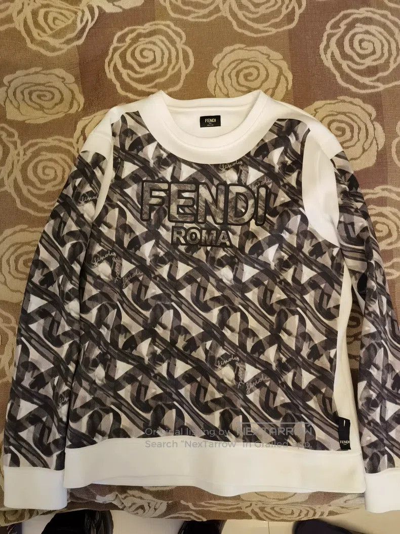 Fendi Fendi Sweatshirt Size US XXL / EU 58 / 5 - 3 Thumbnail