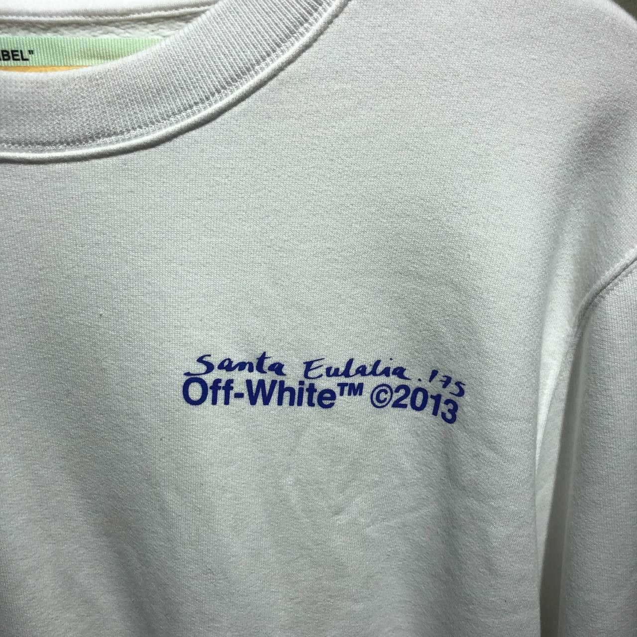 Off-White Off-White X Santa Eulalia FW18 Barcelona Exclusive crewneck Size US M / EU 48-50 / 2 - 8 Thumbnail
