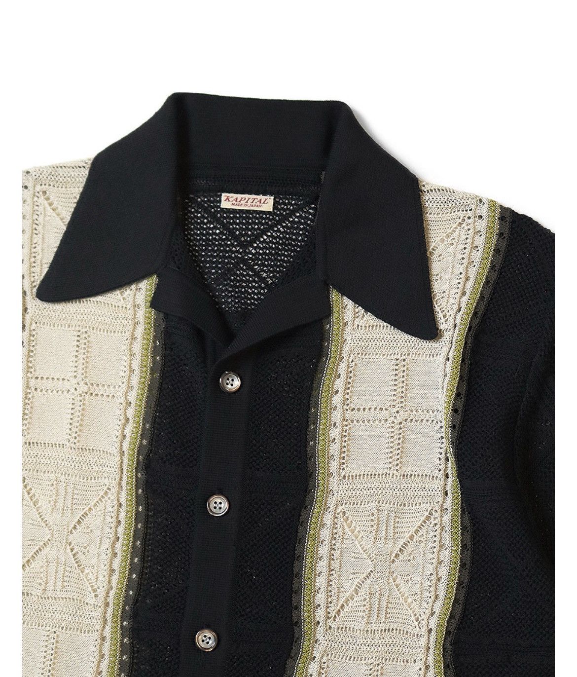 Kapital Kapital 12G Crochet Knit Tennessee Aloha Polo size 3 Size US L / EU 52-54 / 3 - 2 Thumbnail