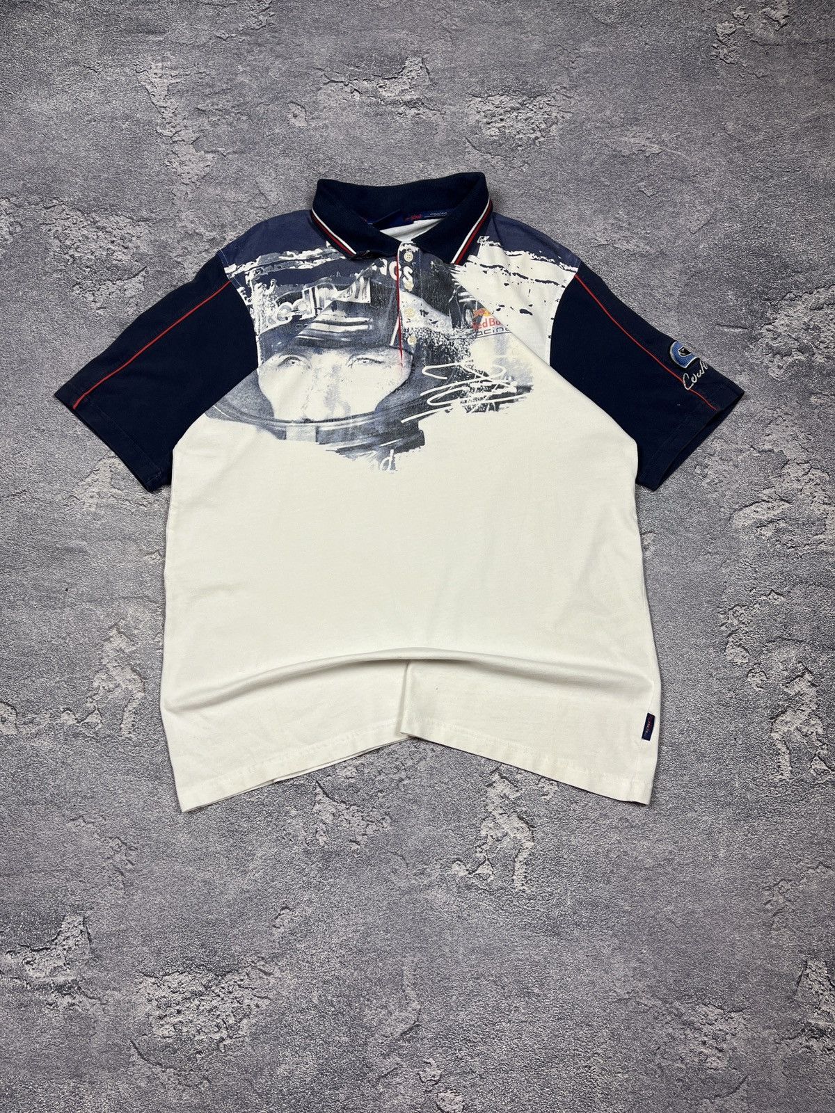 Red Bull × Vintage Red Bull moto tee shirt polo Size US XL / EU 56 / 4 - 1 Thumbnail