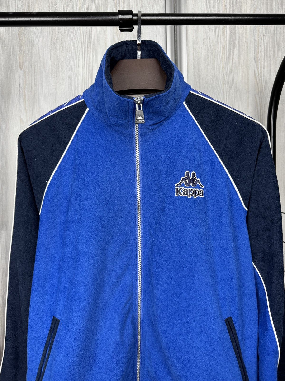 Kappa Kappa vintage fleece style full zip track jacket soccer Logo Size US S / EU 44-46 / 1 - 4 Thumbnail