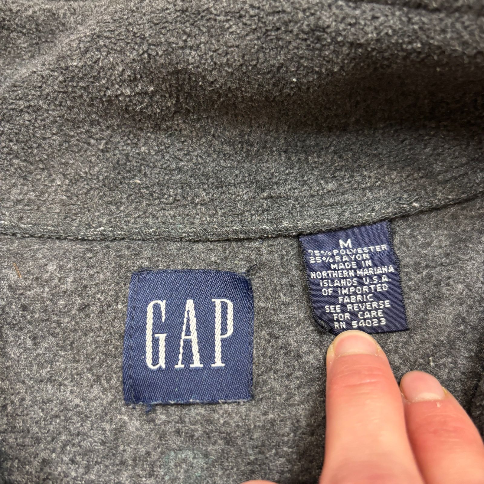 Gap × Vintage Vintage Gap Athletic Spellout 1/4 Zip Fleece Pullover Mens M Size US M / EU 48-50 / 2 - 4 Thumbnail