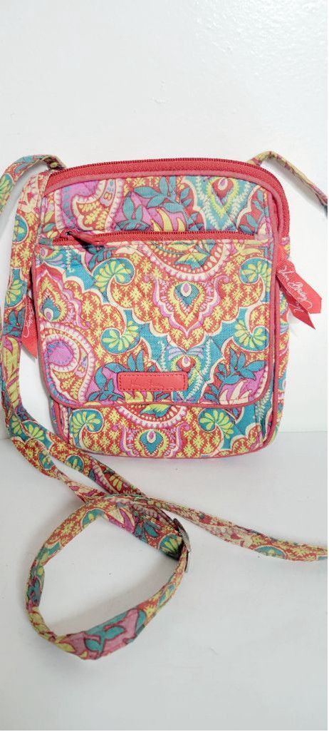 Vera Bradley Vera Bradley pink paisley print mini crossbody bag Size ONE SIZE - 2 Thumbnail