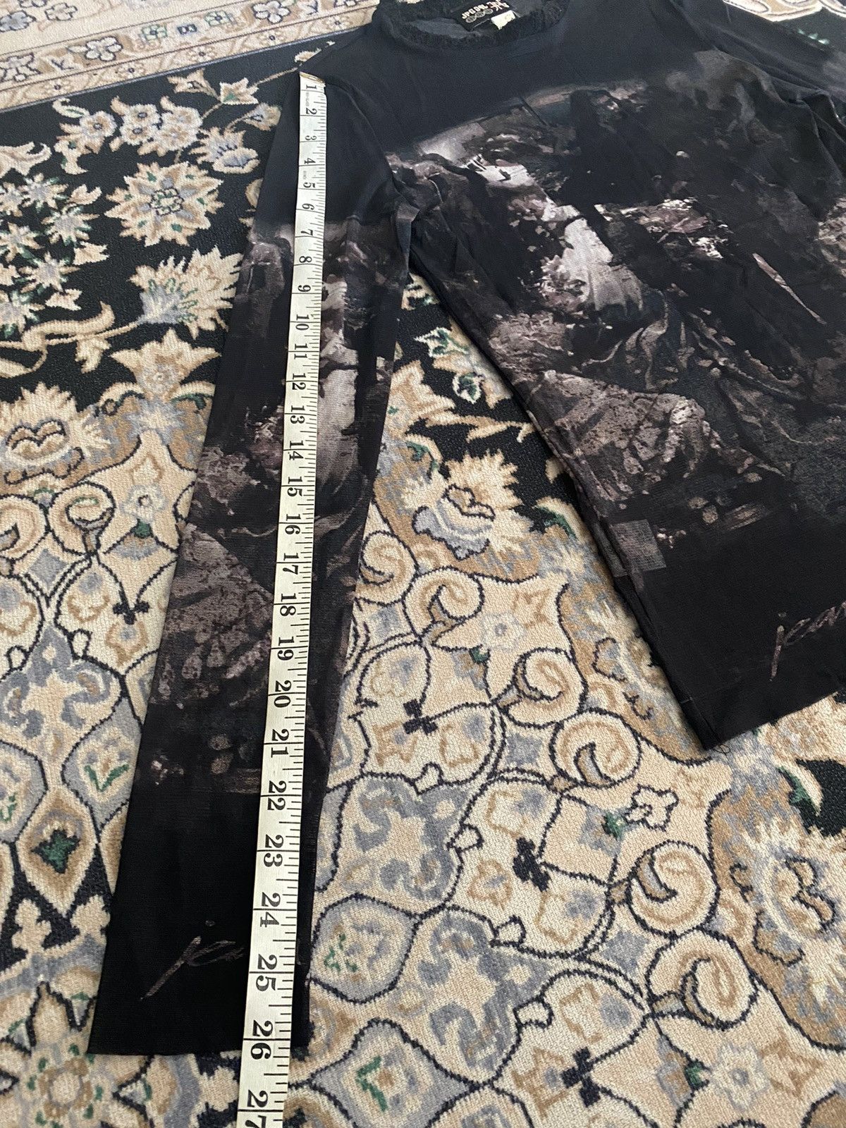 Jean Paul Gaultier 90s Rare Vintage Jean Paul gaultier Mesh Trompe-L'oeil Size M / US 6-8 / IT 42-44 - 13 Thumbnail