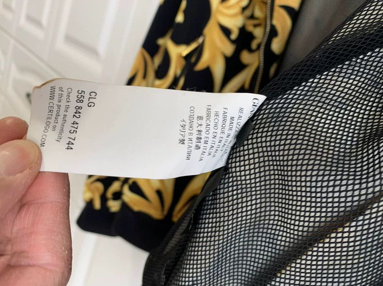 Versace Versace Baroque black and gold jacket coat Size US L / EU 52-54 / 3 - 3 Thumbnail